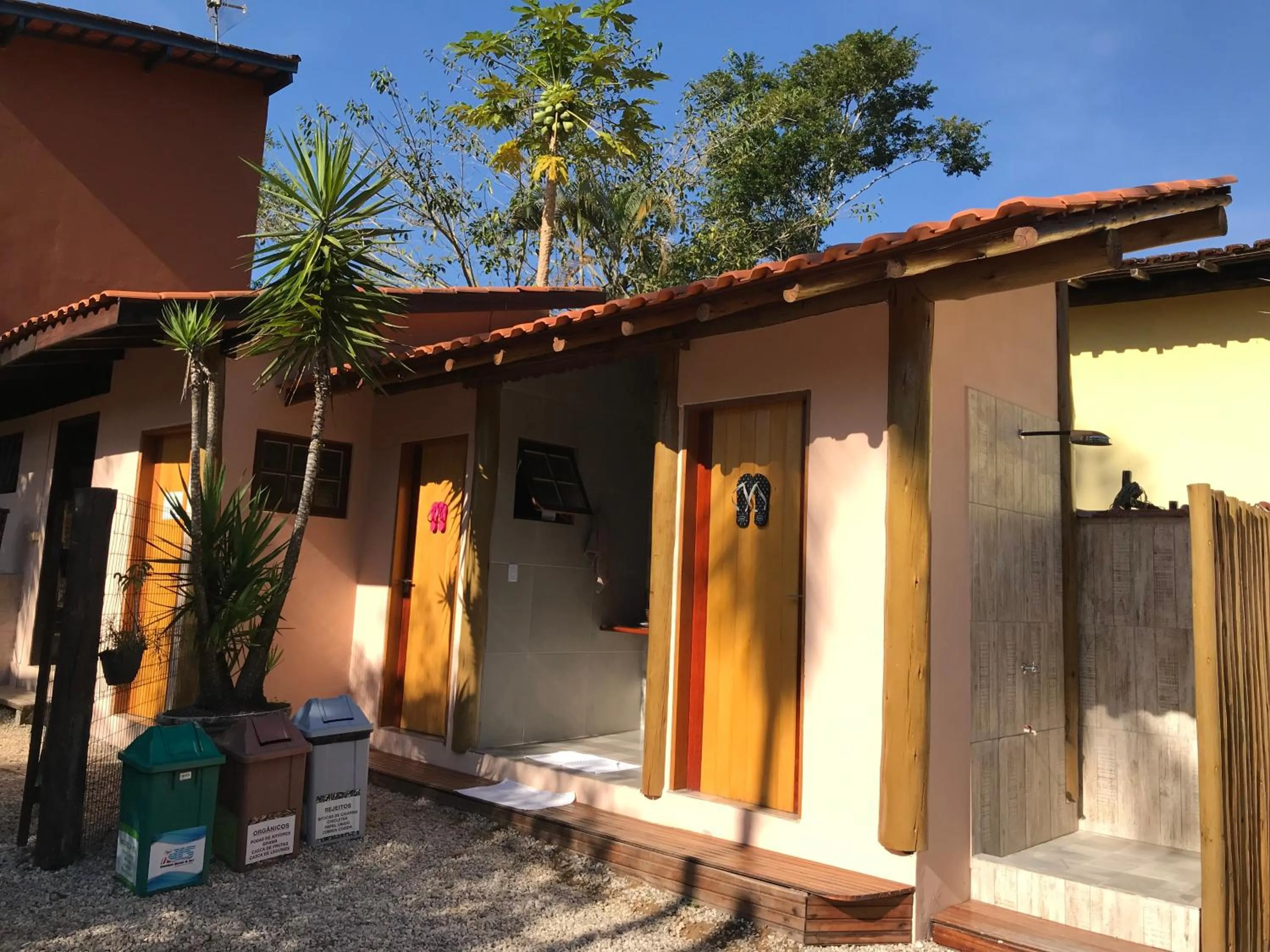 Property building in Pousada Canto do Dado Praia de Itamambuca