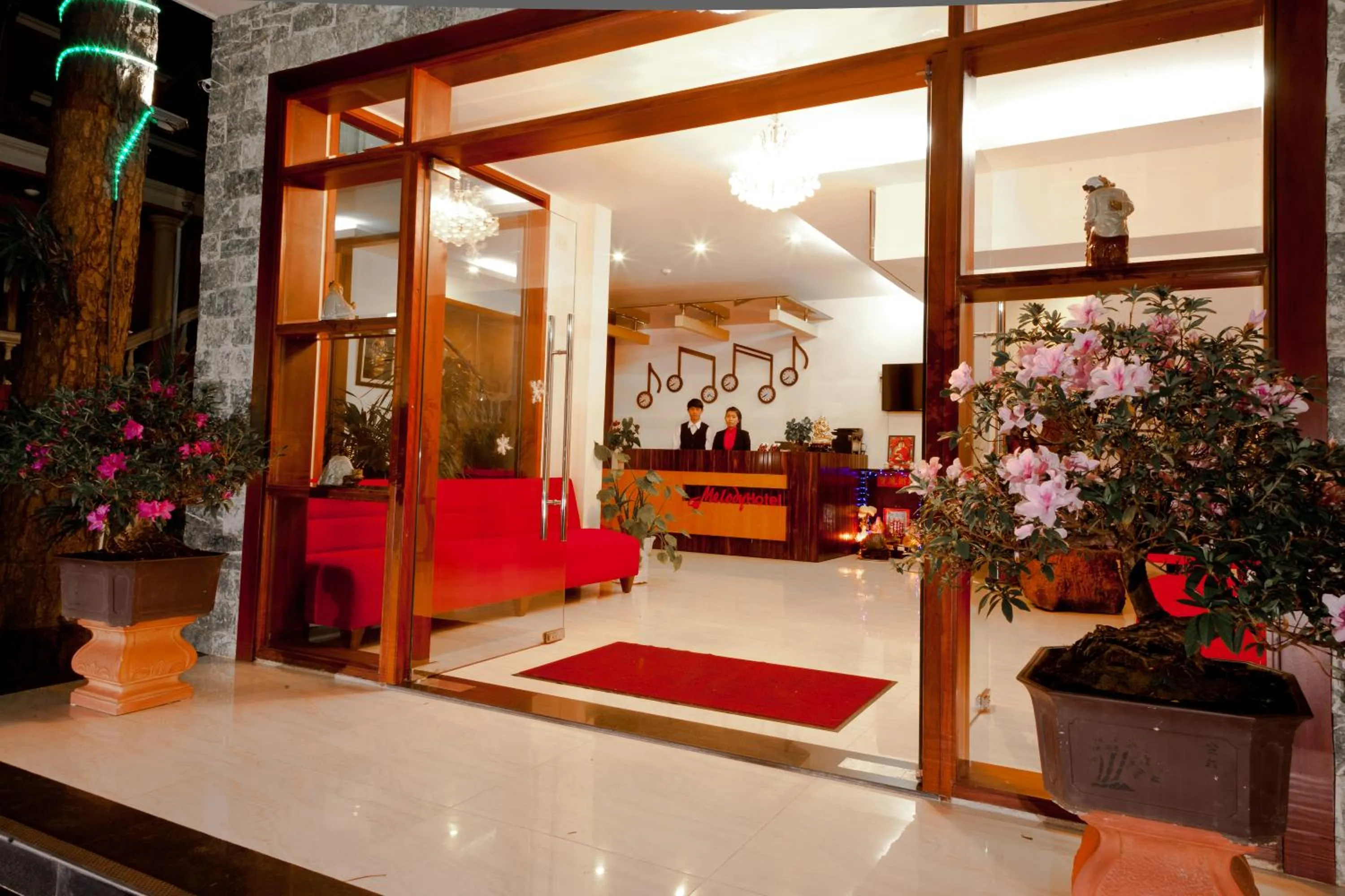 Lobby or reception in Melody Hotel