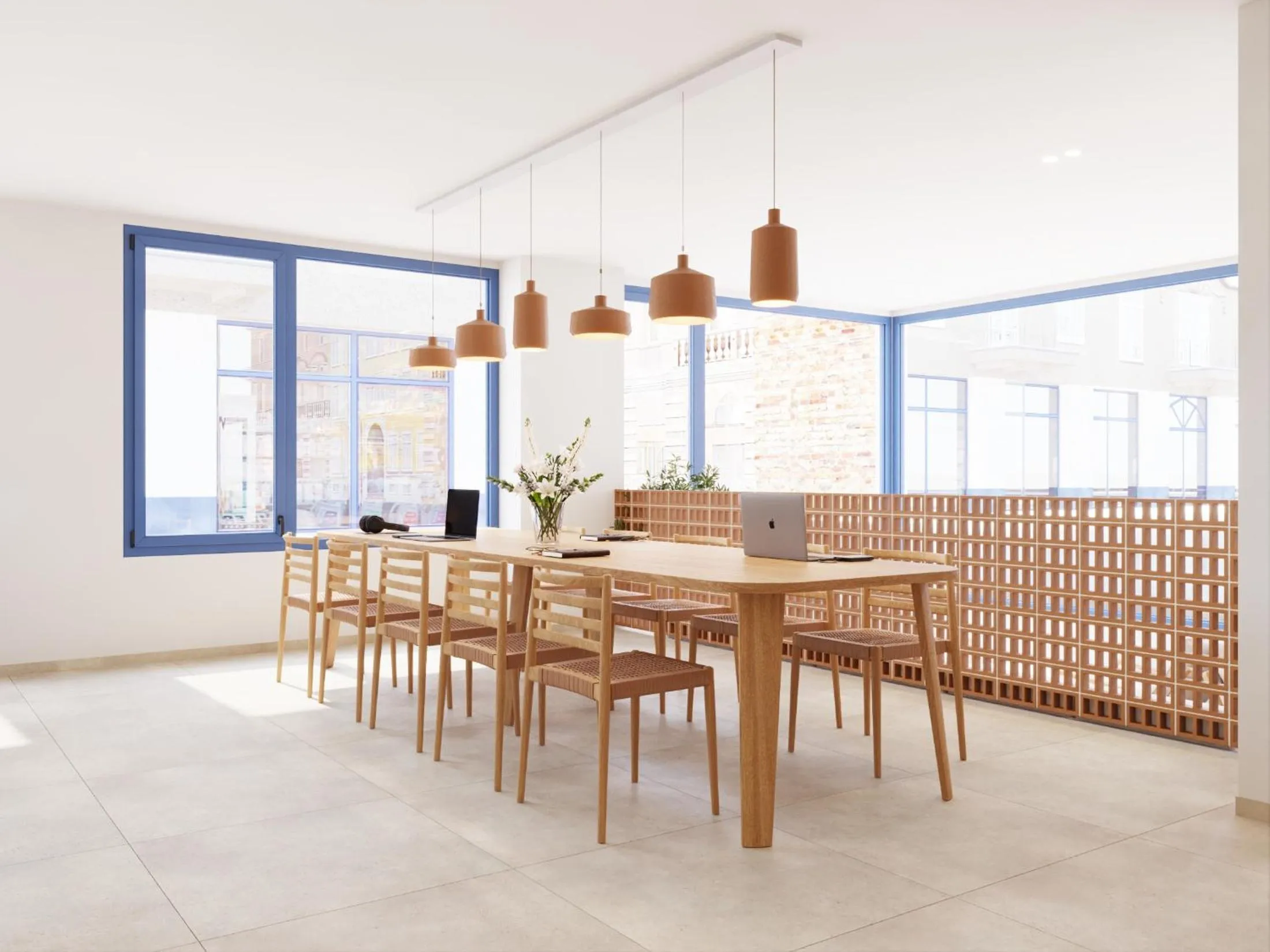 Seating area in Hotel Goya