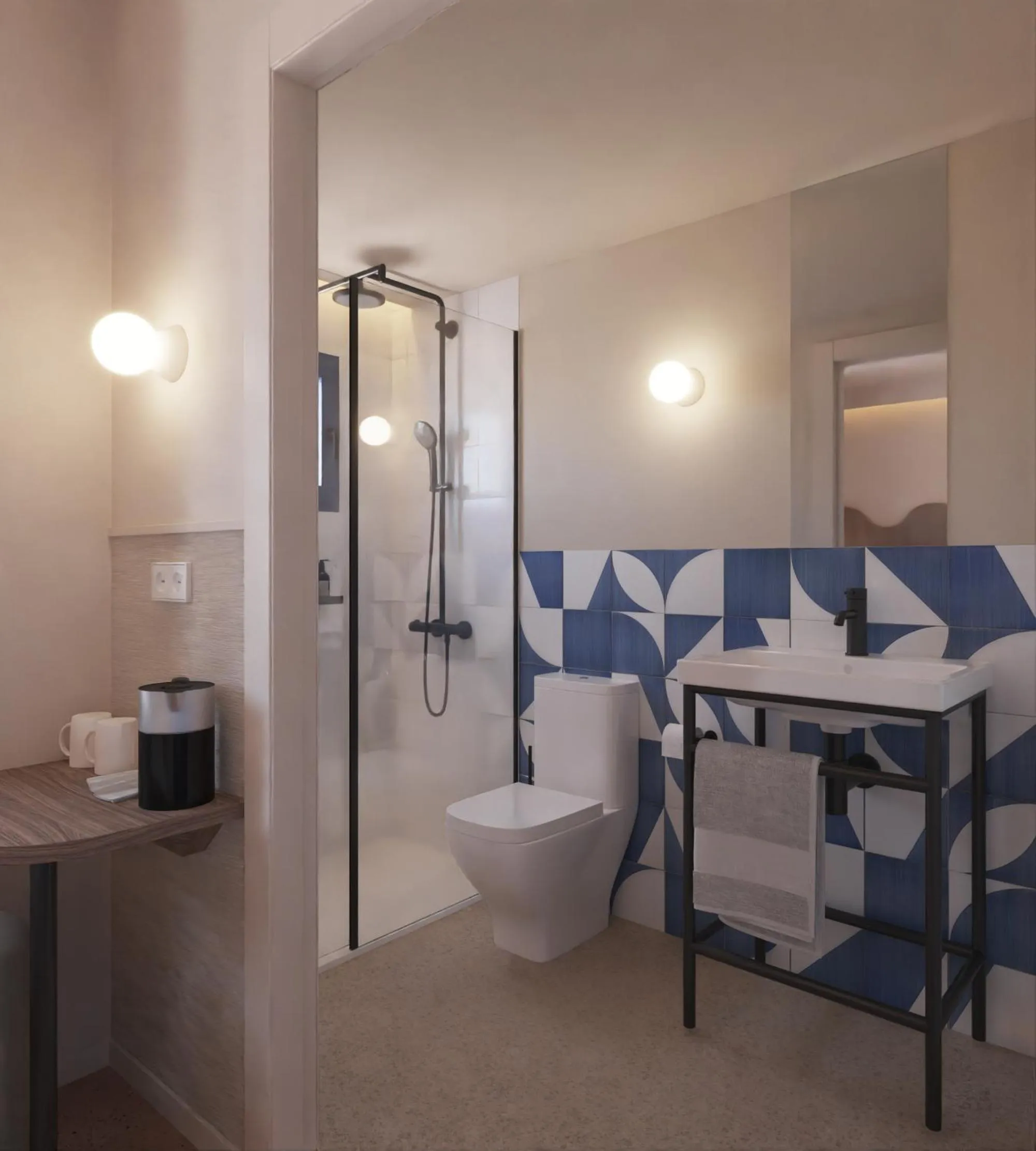 Bathroom in Hotel Goya