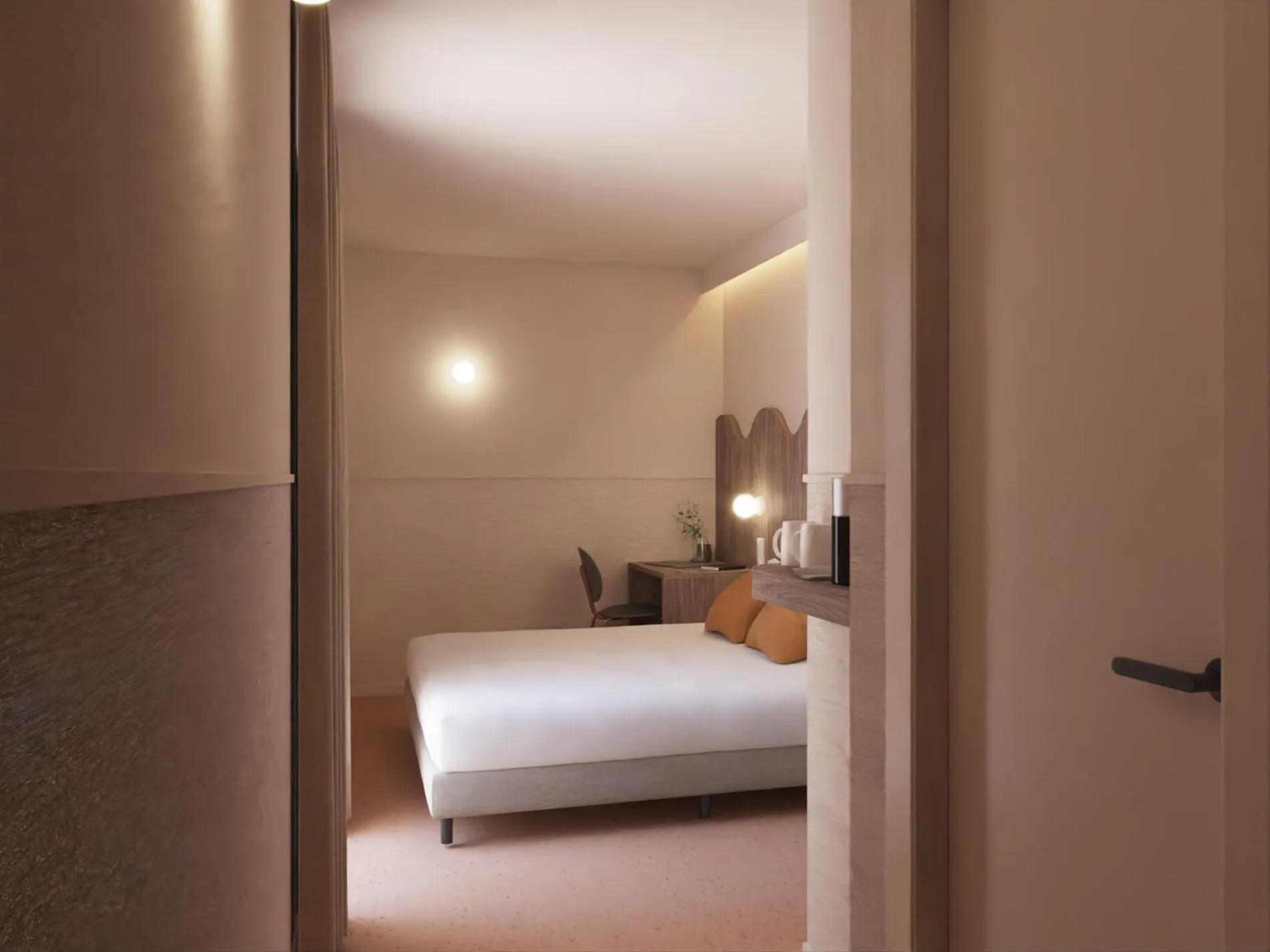 Bedroom, Bed in Hotel Goya