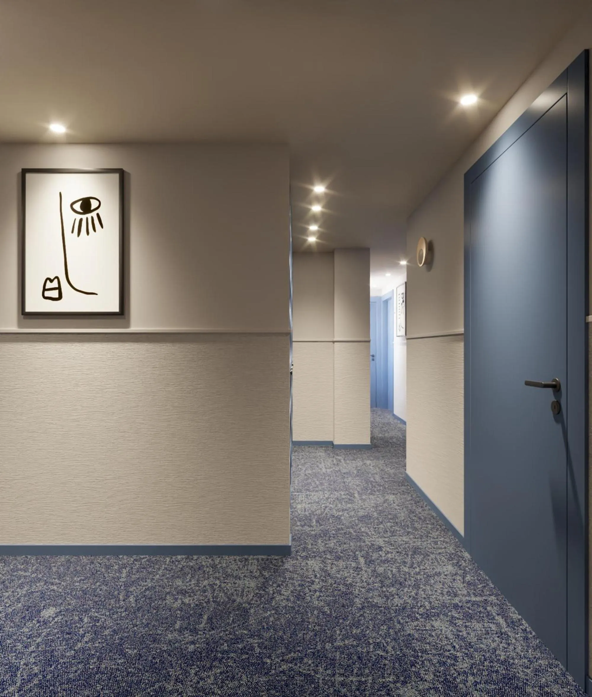 Decorative detail in Hotel Goya