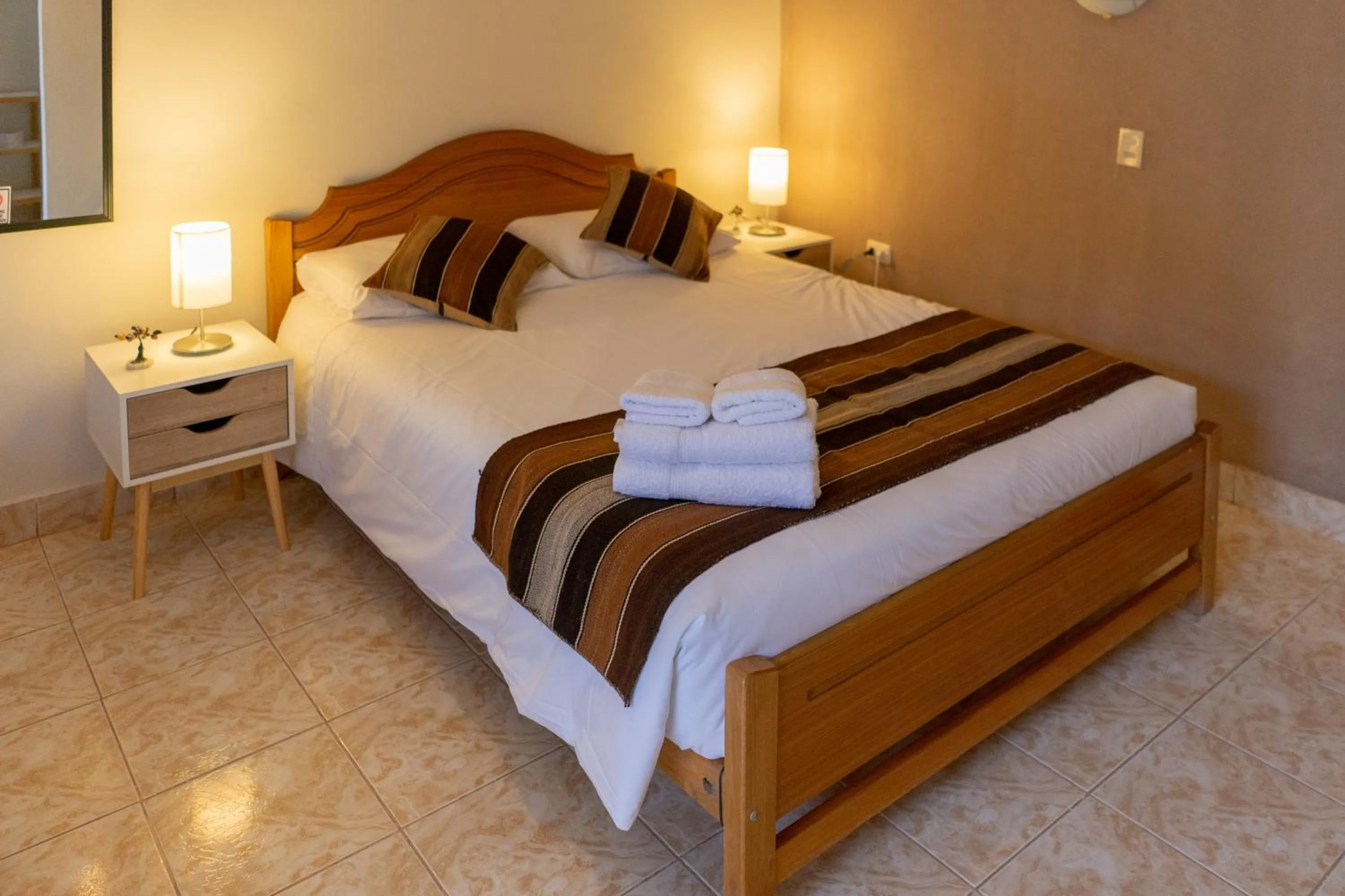 Bed in Hostal Katarpe