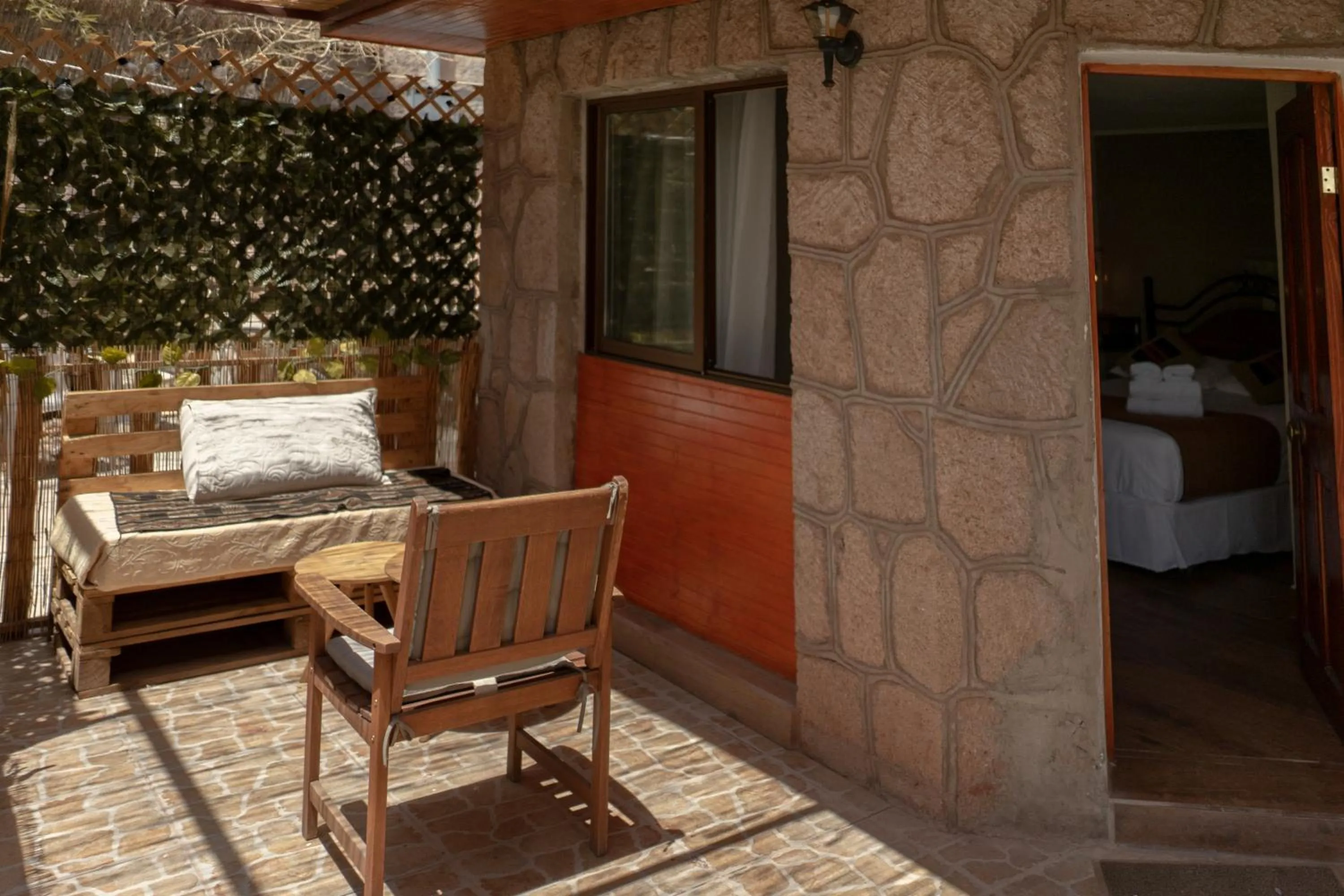 Patio in Hostal Katarpe