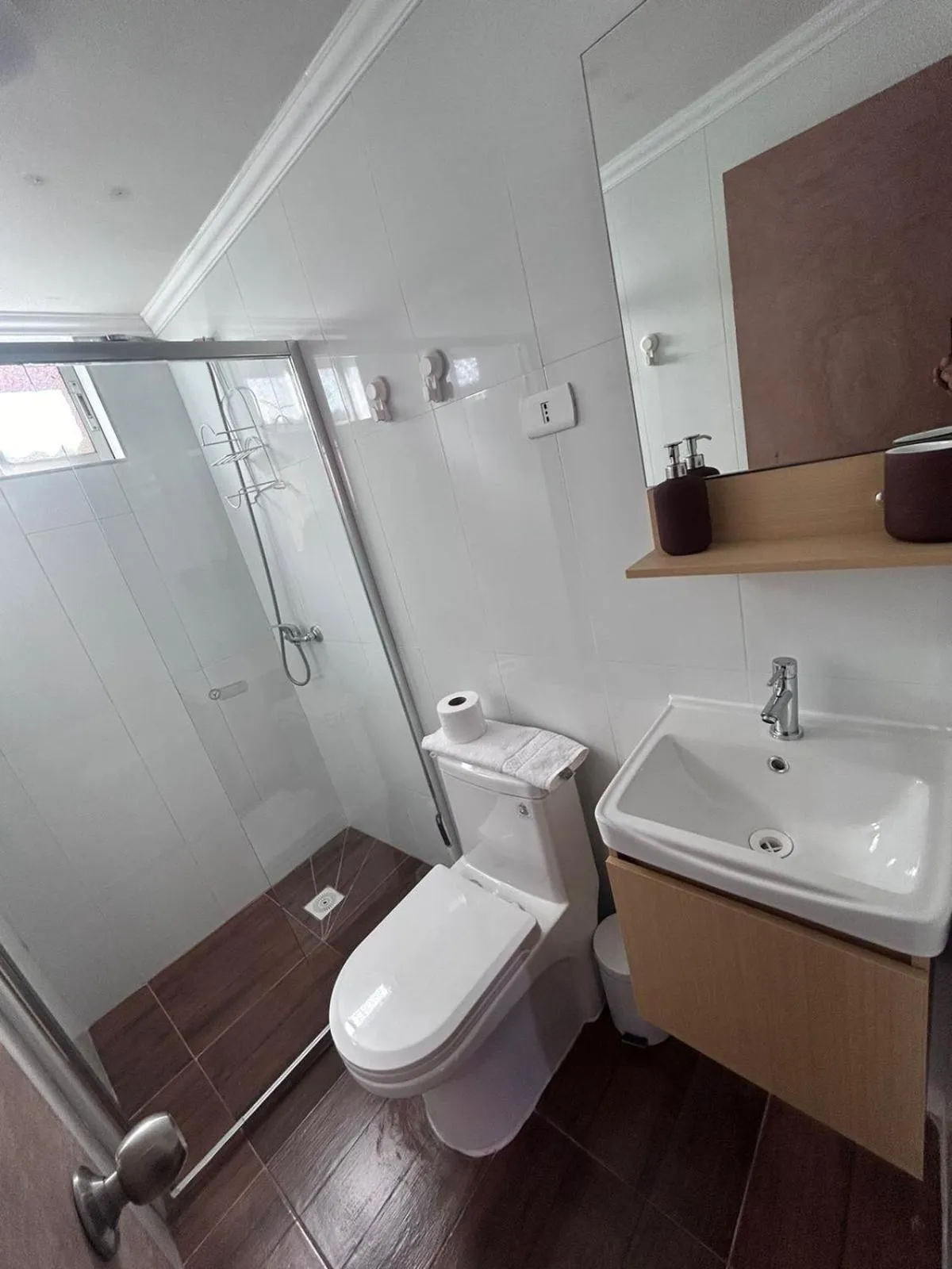 Bathroom in Hostal Katarpe