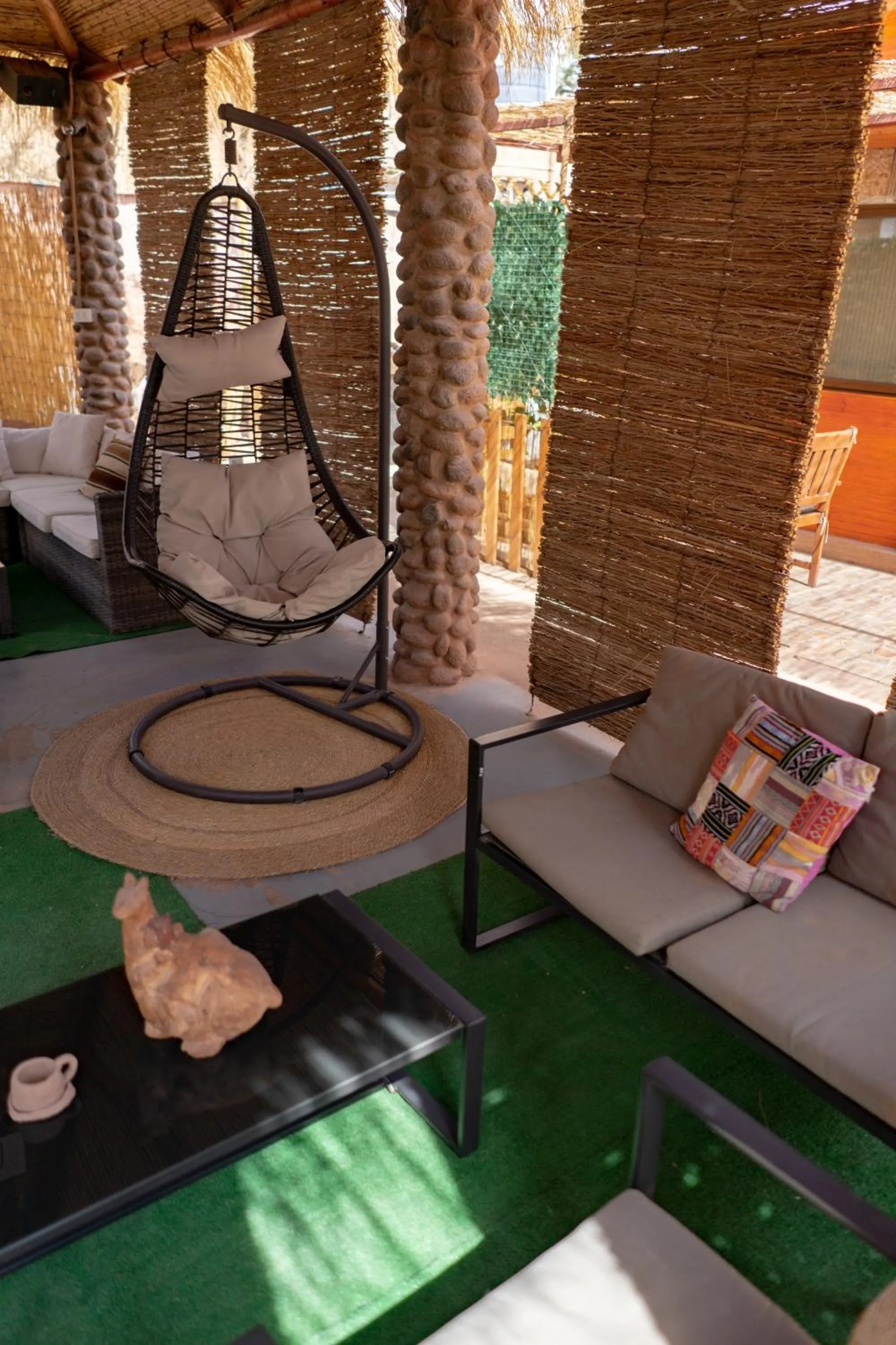 Patio in Hostal Katarpe