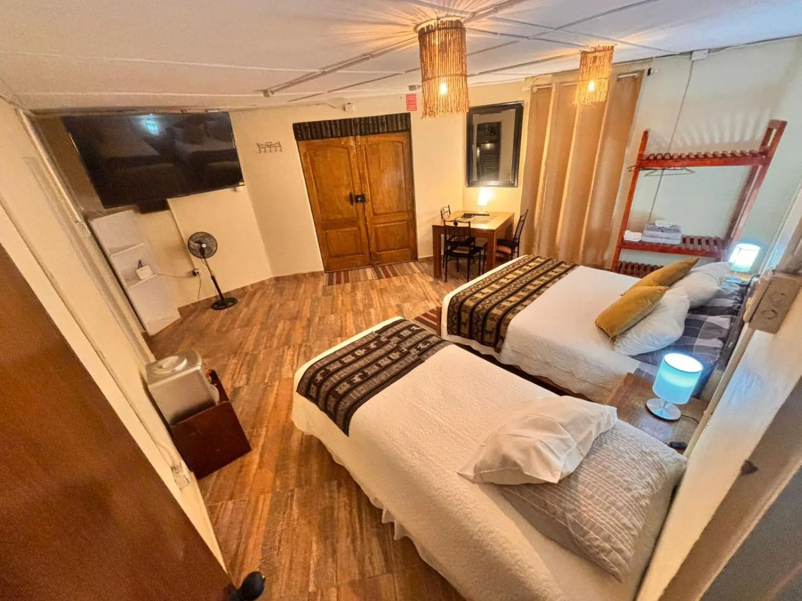 Bedroom, Bed in Hostal Katarpe