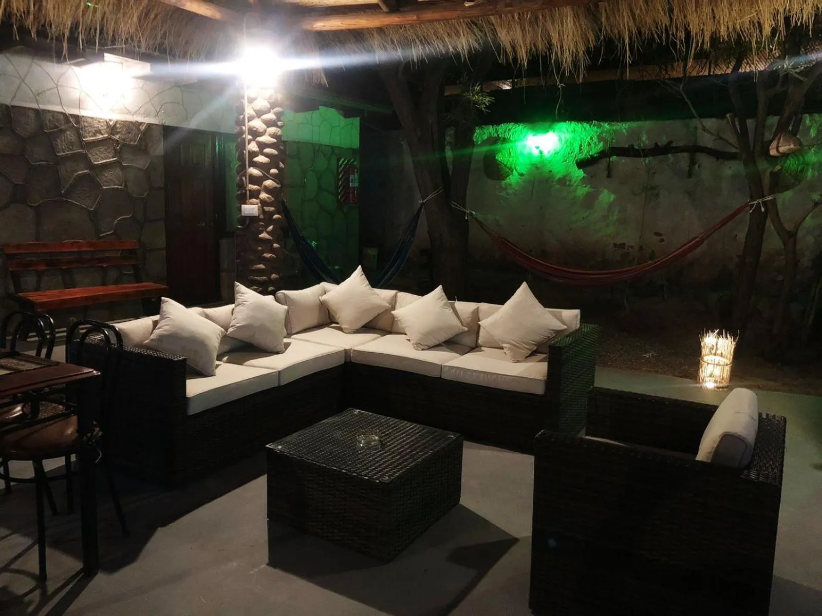 Night in Hostal Katarpe