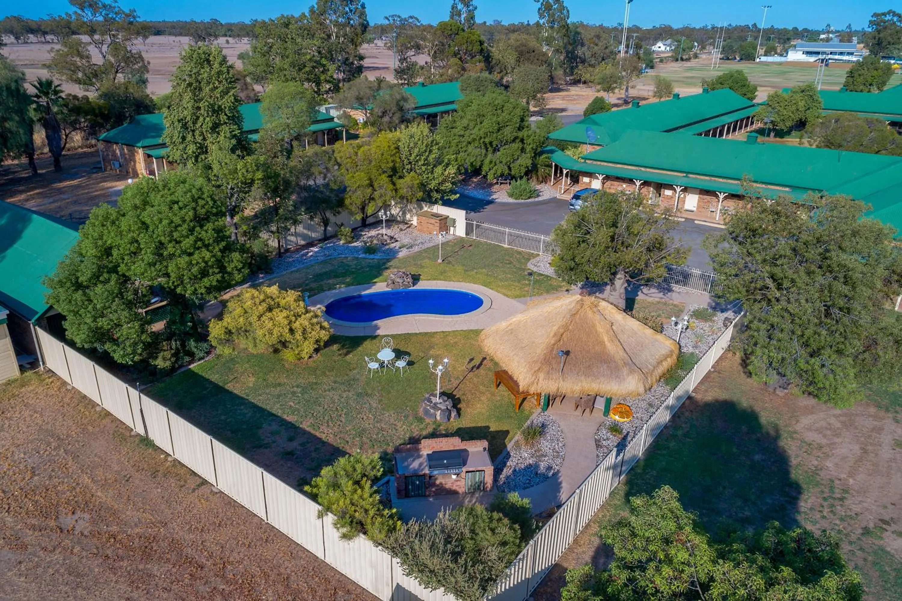 Bird's eye view in Overlander Homestead Motel