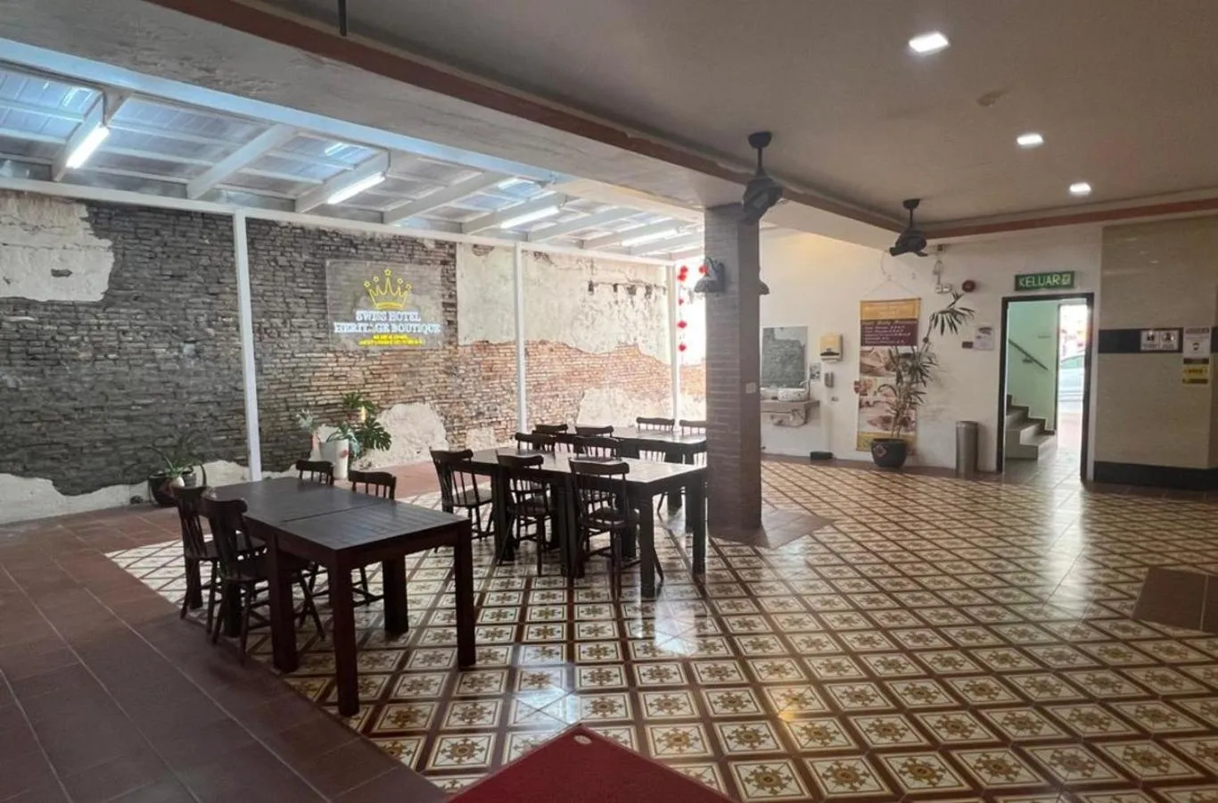 Restaurant/places to eat in Swiss Hotel Heritage Boutique Melaka