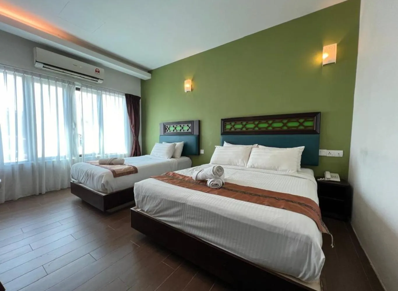 Bed in Swiss Hotel Heritage Boutique Melaka