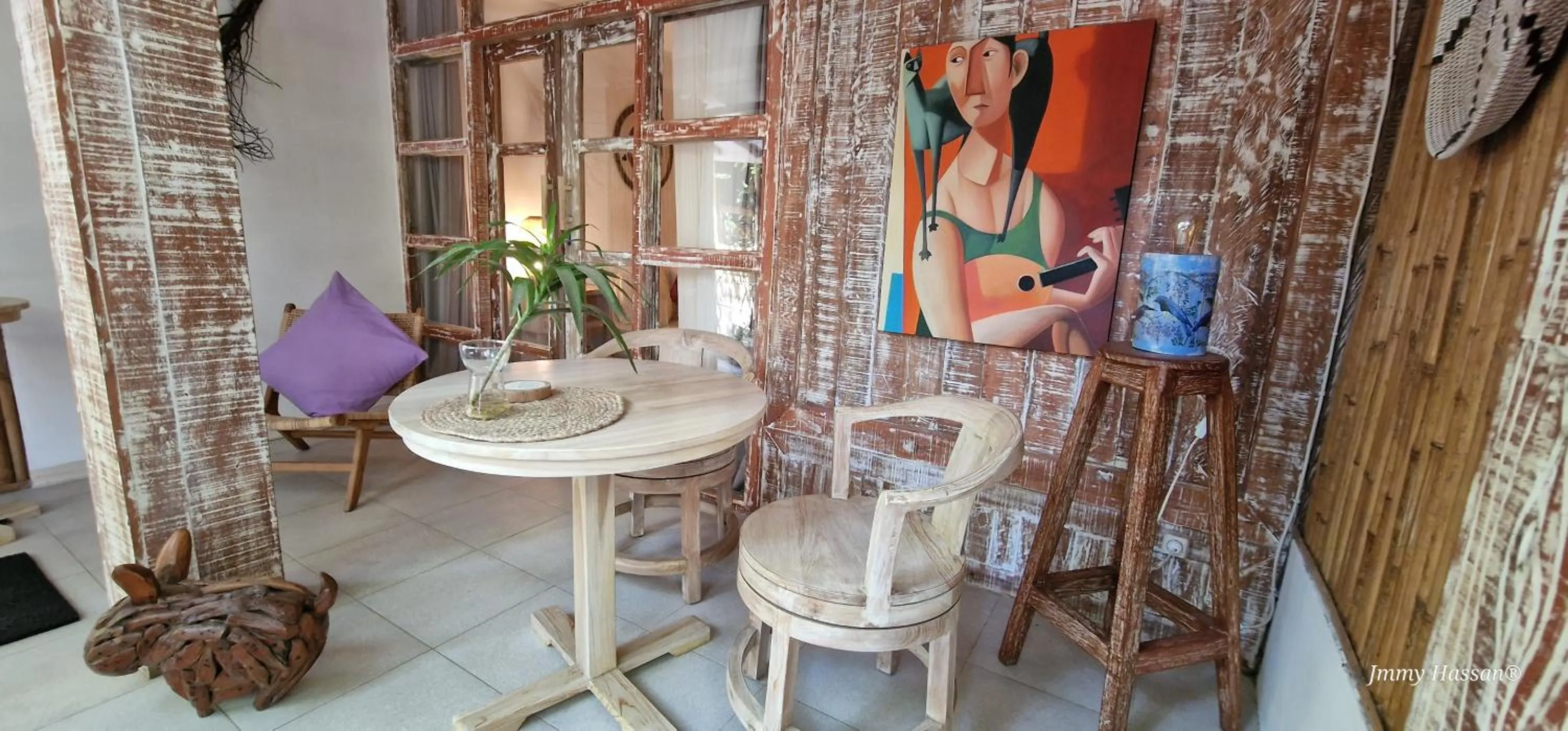 Balcony/Terrace in Villas Light House - Eco-Traditional Joglo