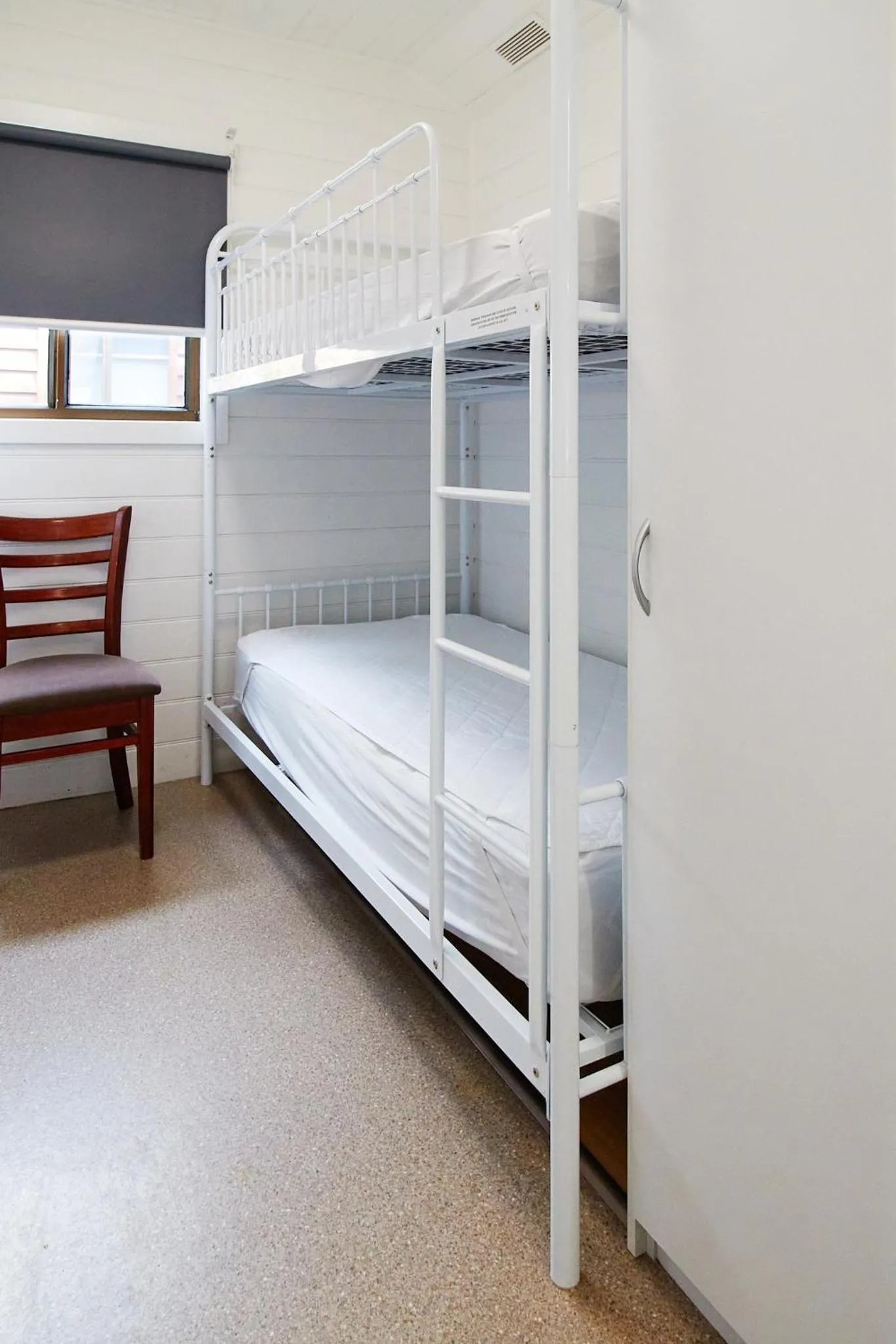 Bed in Surfside Holiday Park Warrnambool