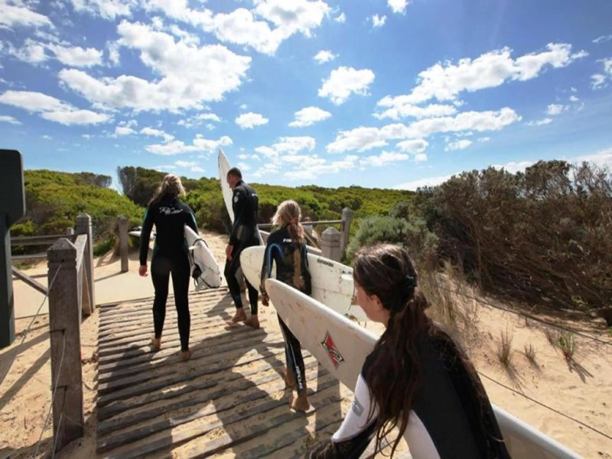 Beach in Surfside Holiday Park Warrnambool