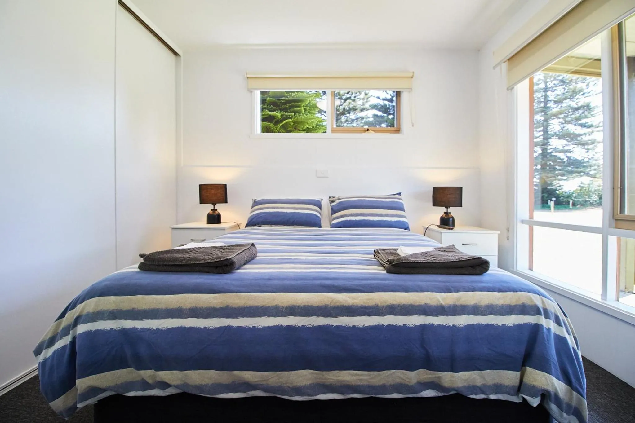 Bed in Surfside Holiday Park Warrnambool