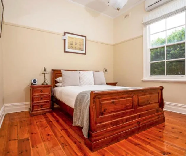Bed in Surfside Holiday Park Warrnambool