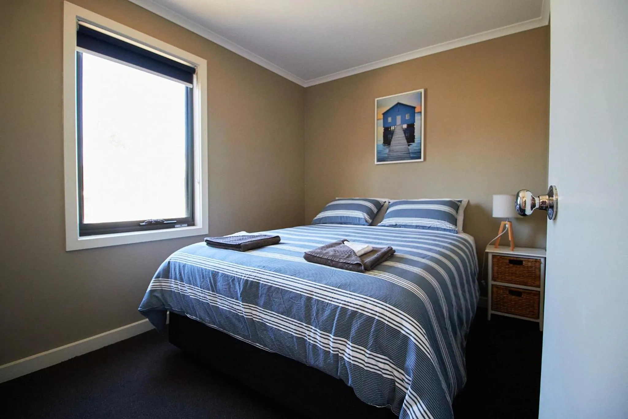 Bed in Surfside Holiday Park Warrnambool