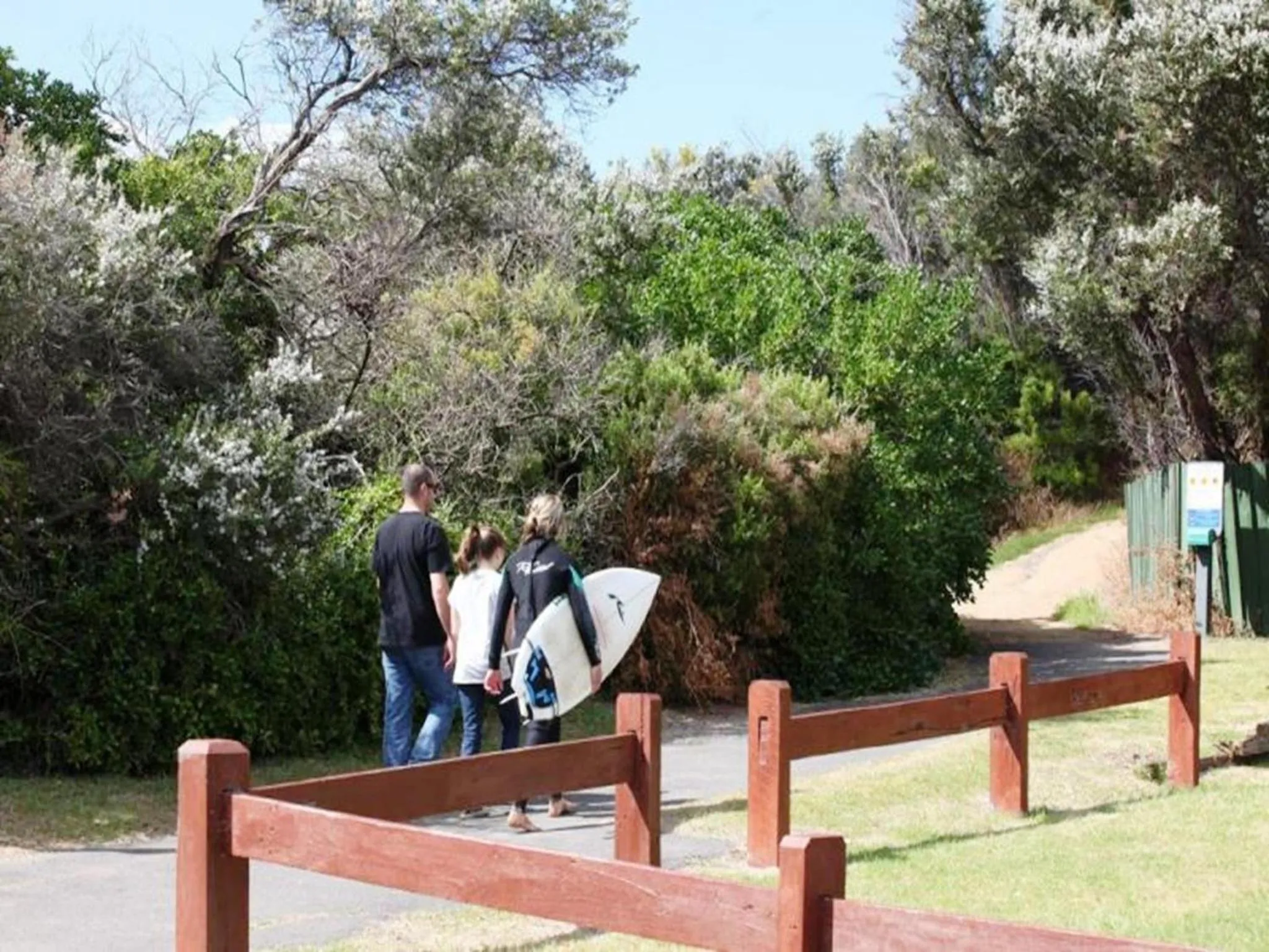 Beach in Surfside Holiday Park Warrnambool