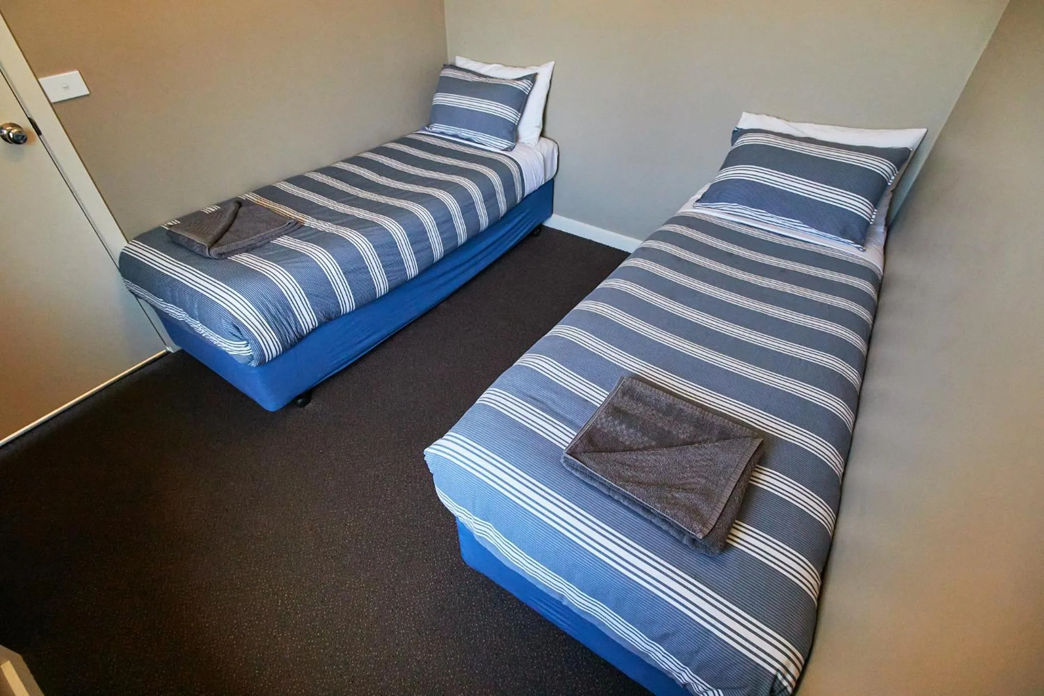 Bed in Surfside Holiday Park Warrnambool