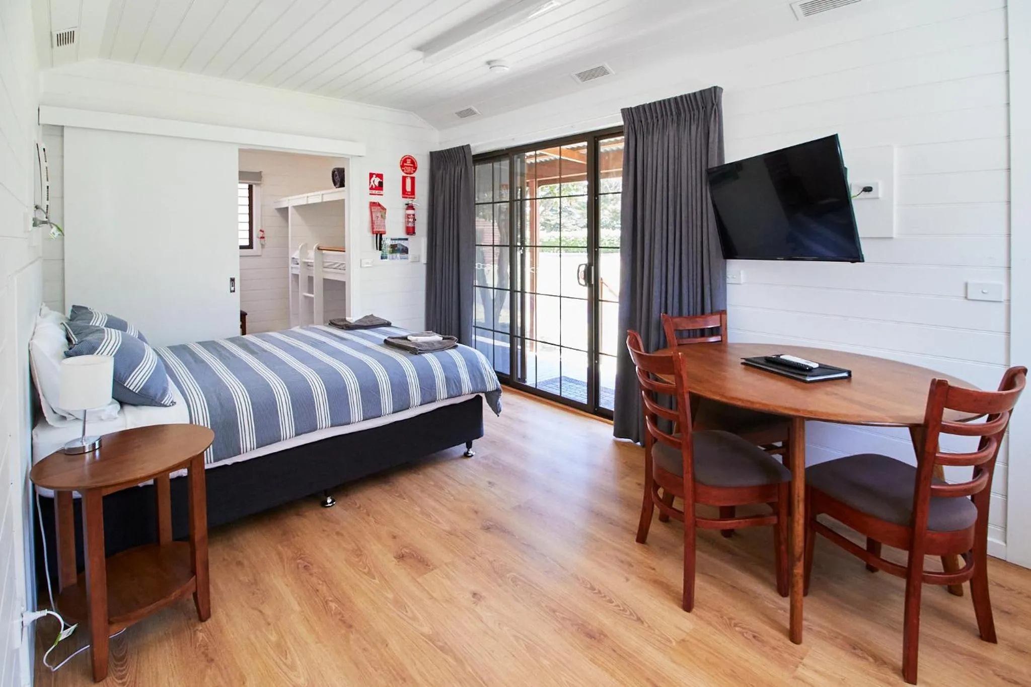 Bed in Surfside Holiday Park Warrnambool