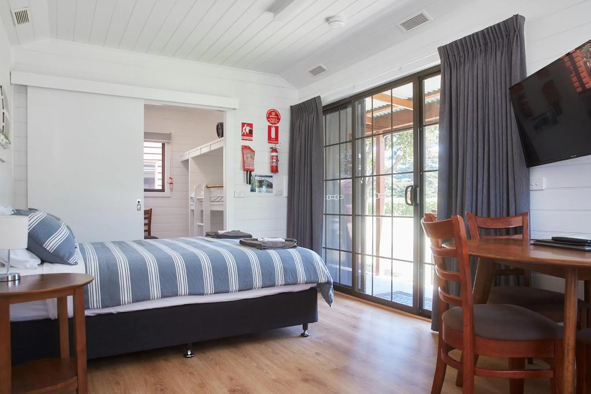 Bed in Surfside Holiday Park Warrnambool