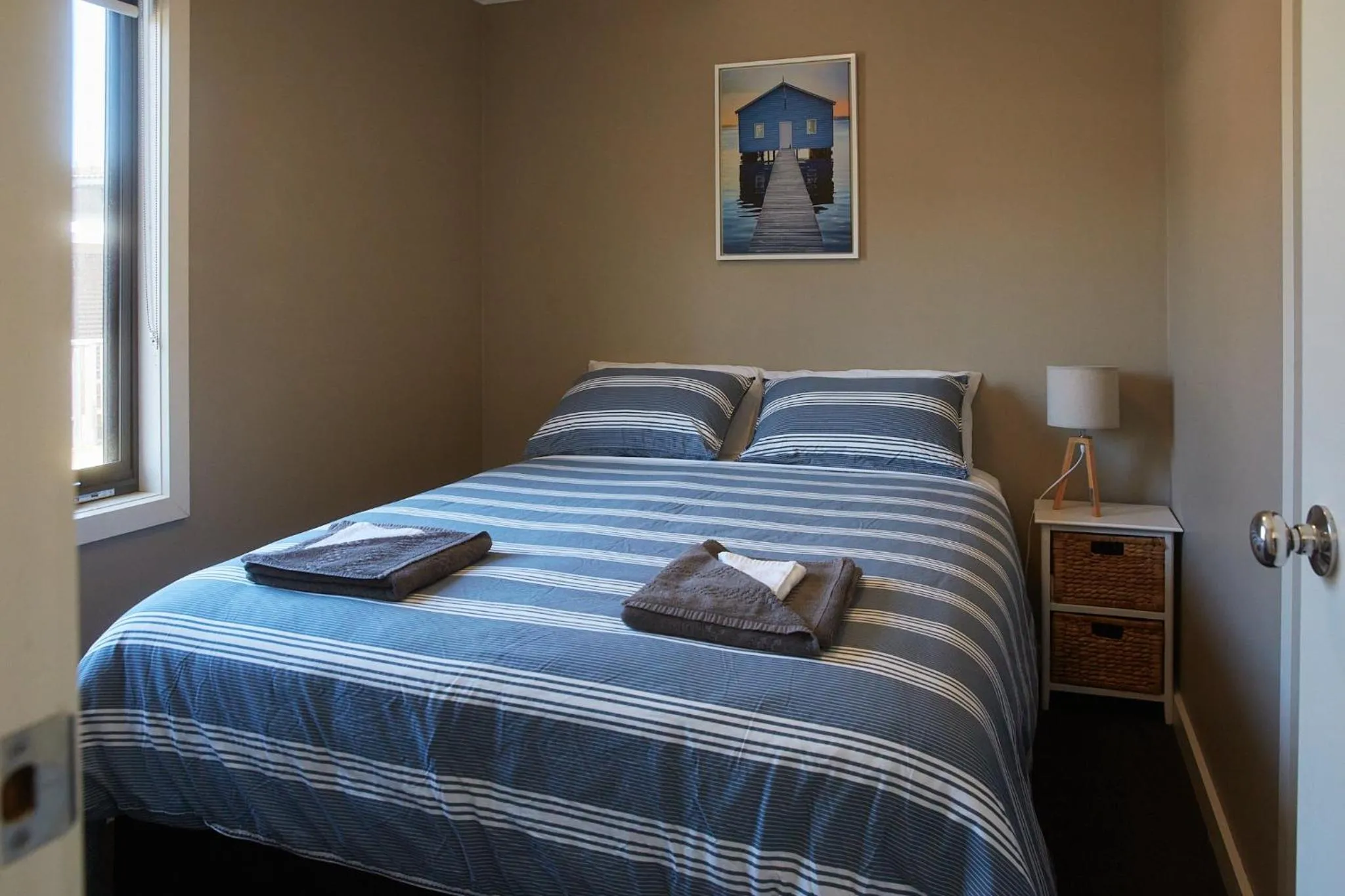 Bed in Surfside Holiday Park Warrnambool