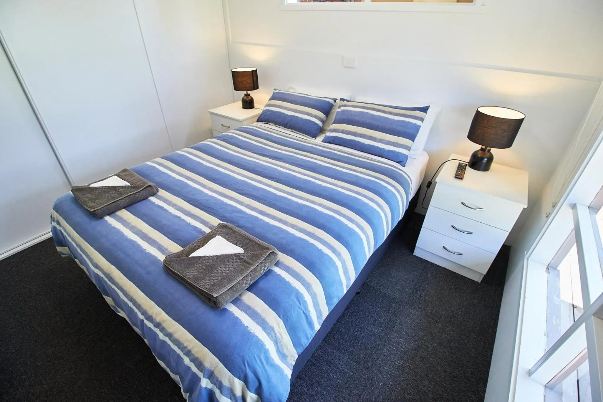 Bed in Surfside Holiday Park Warrnambool