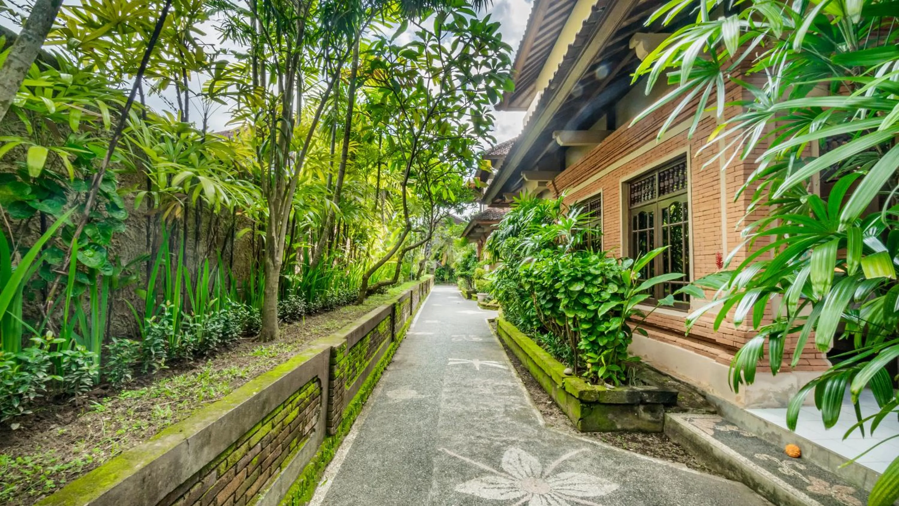 Garden in Cafe Wayan Cottages Senggigi