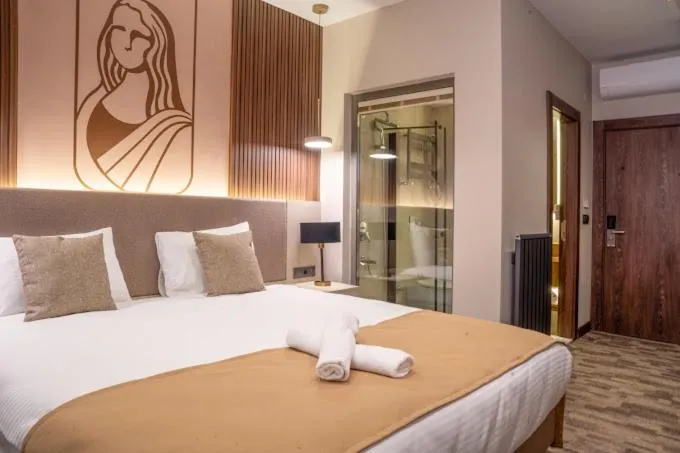 Bed in MONALİSA HOTELS ÇANAKKALE