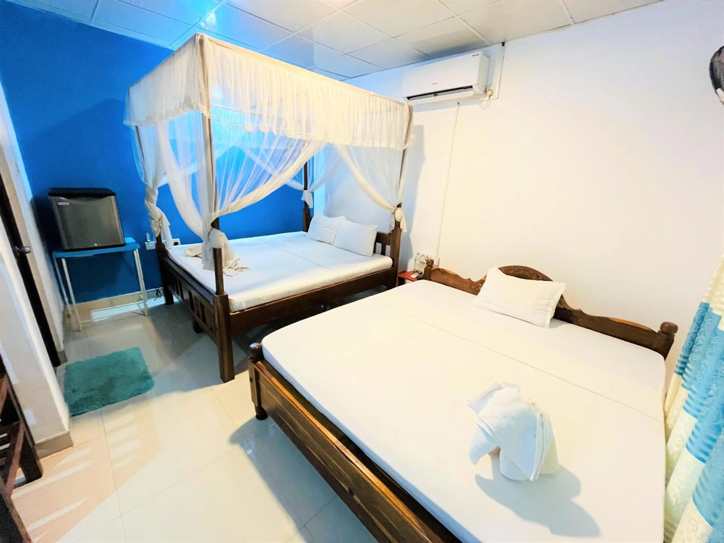Bed in Palitha Homestay