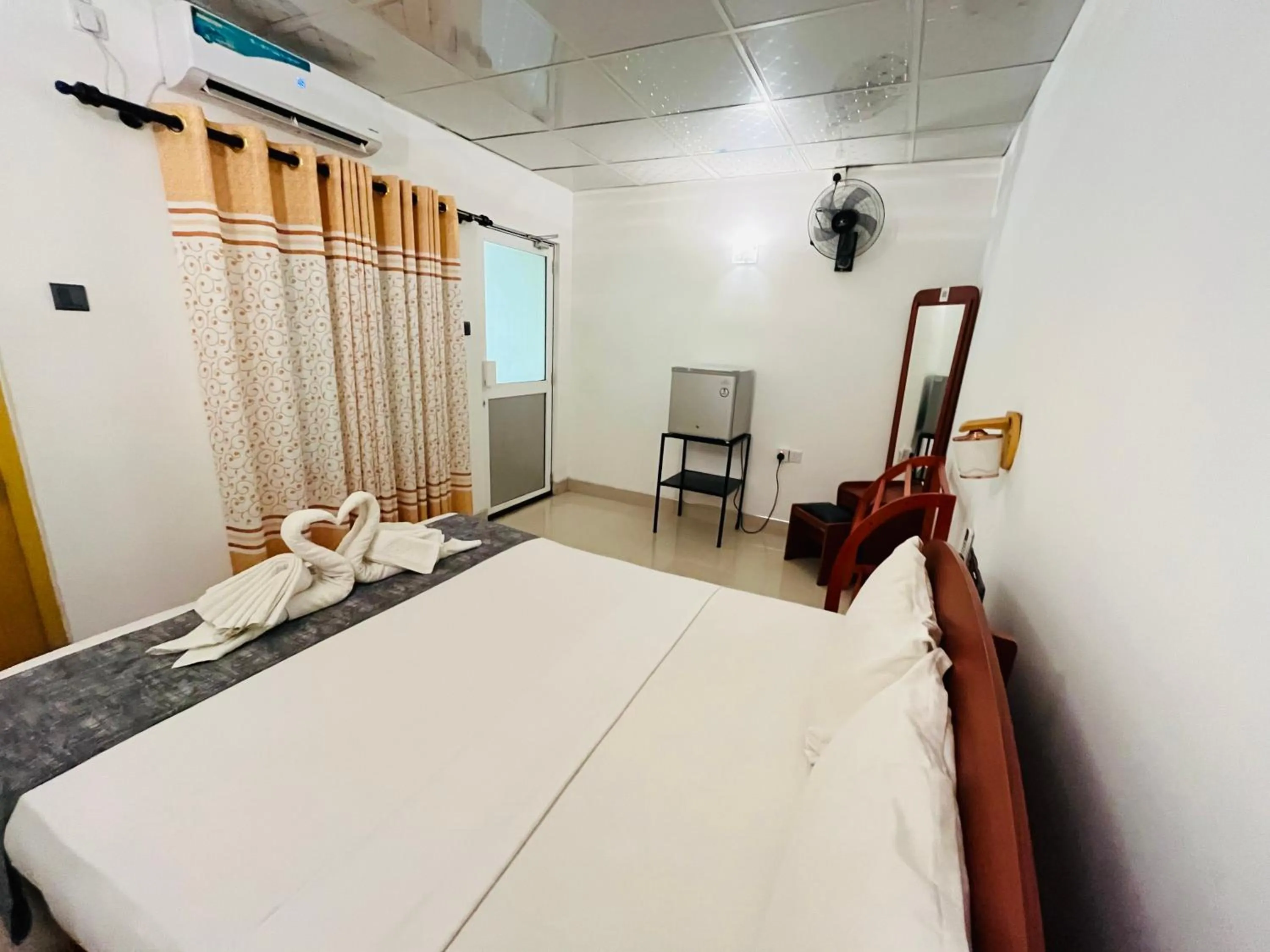 Bed in Palitha Homestay