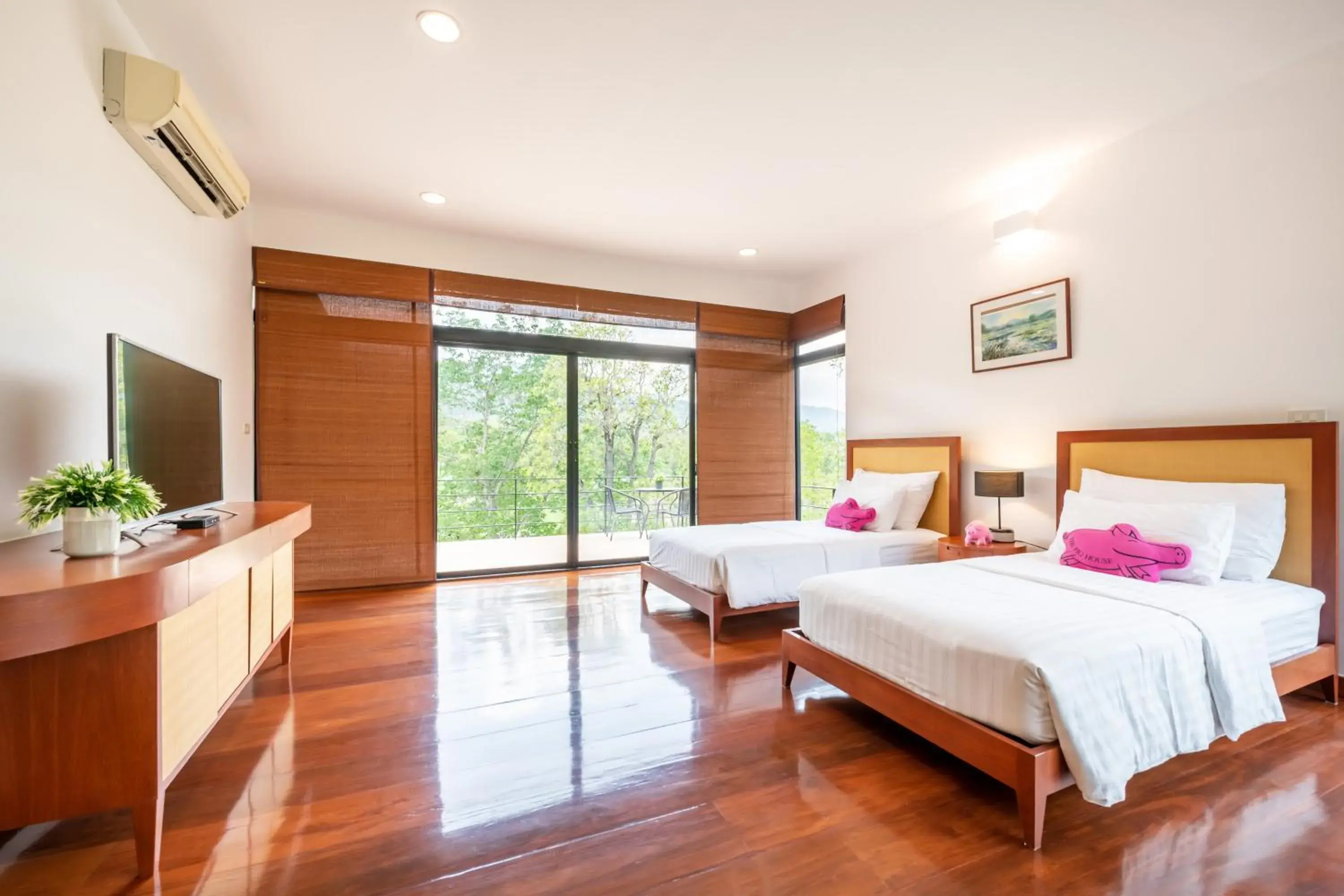 Bed in The Pig House Khao Yai - SHA Plus Bed in The Pig House Khao Yai - SHA Plus