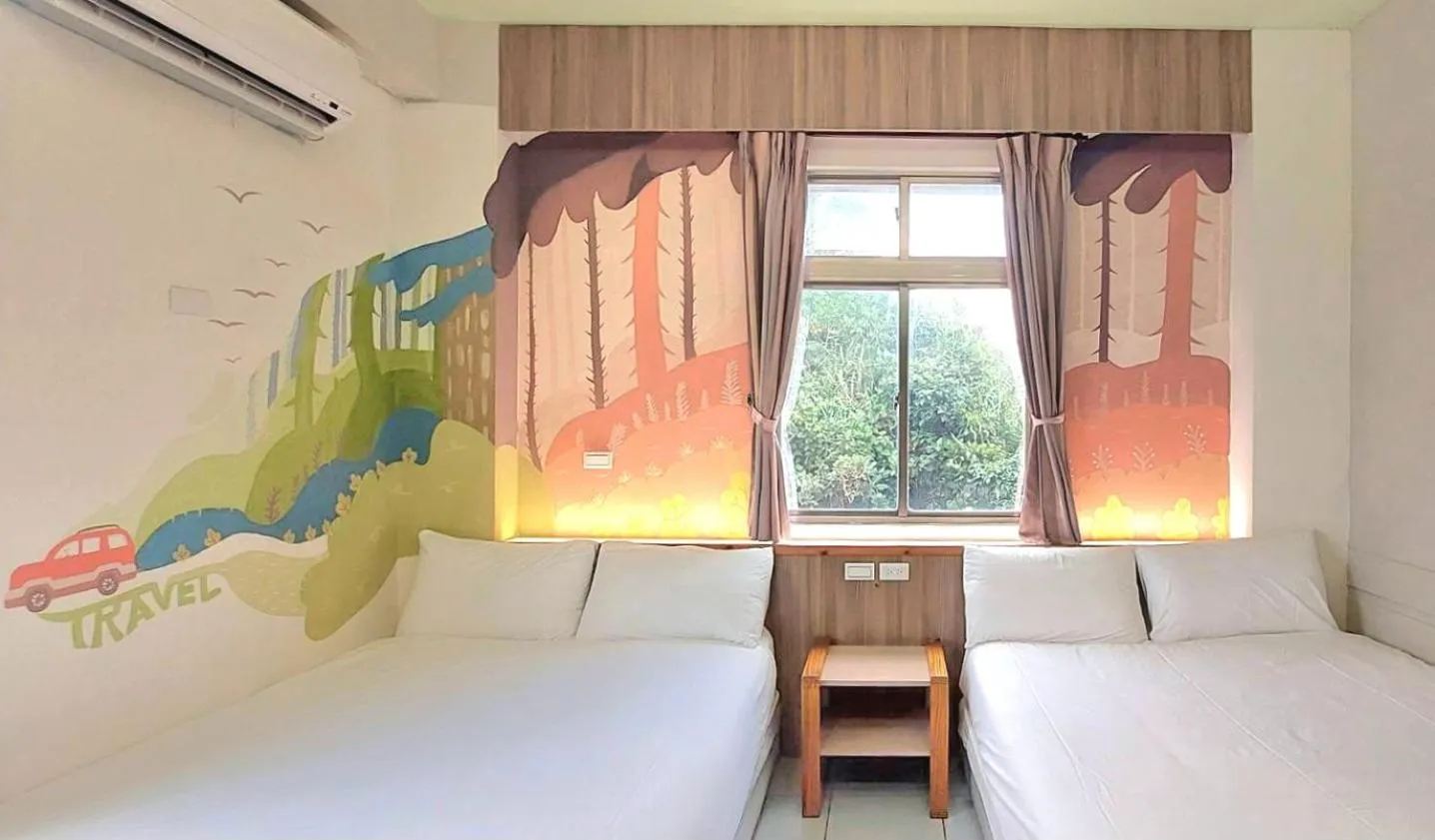 Bed in Star-Moon B&B Green Island