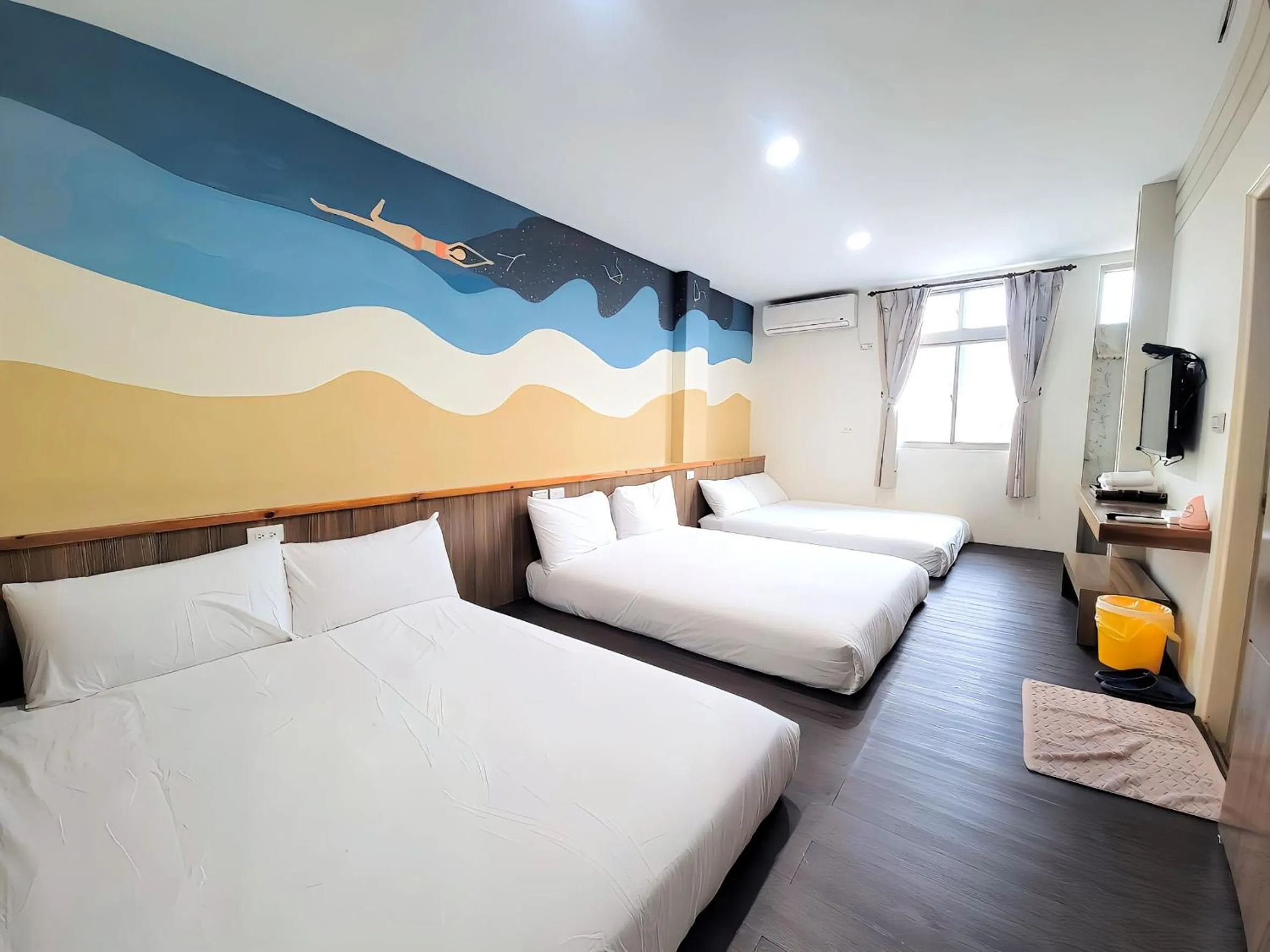 Bed in Star-Moon B&B Green Island