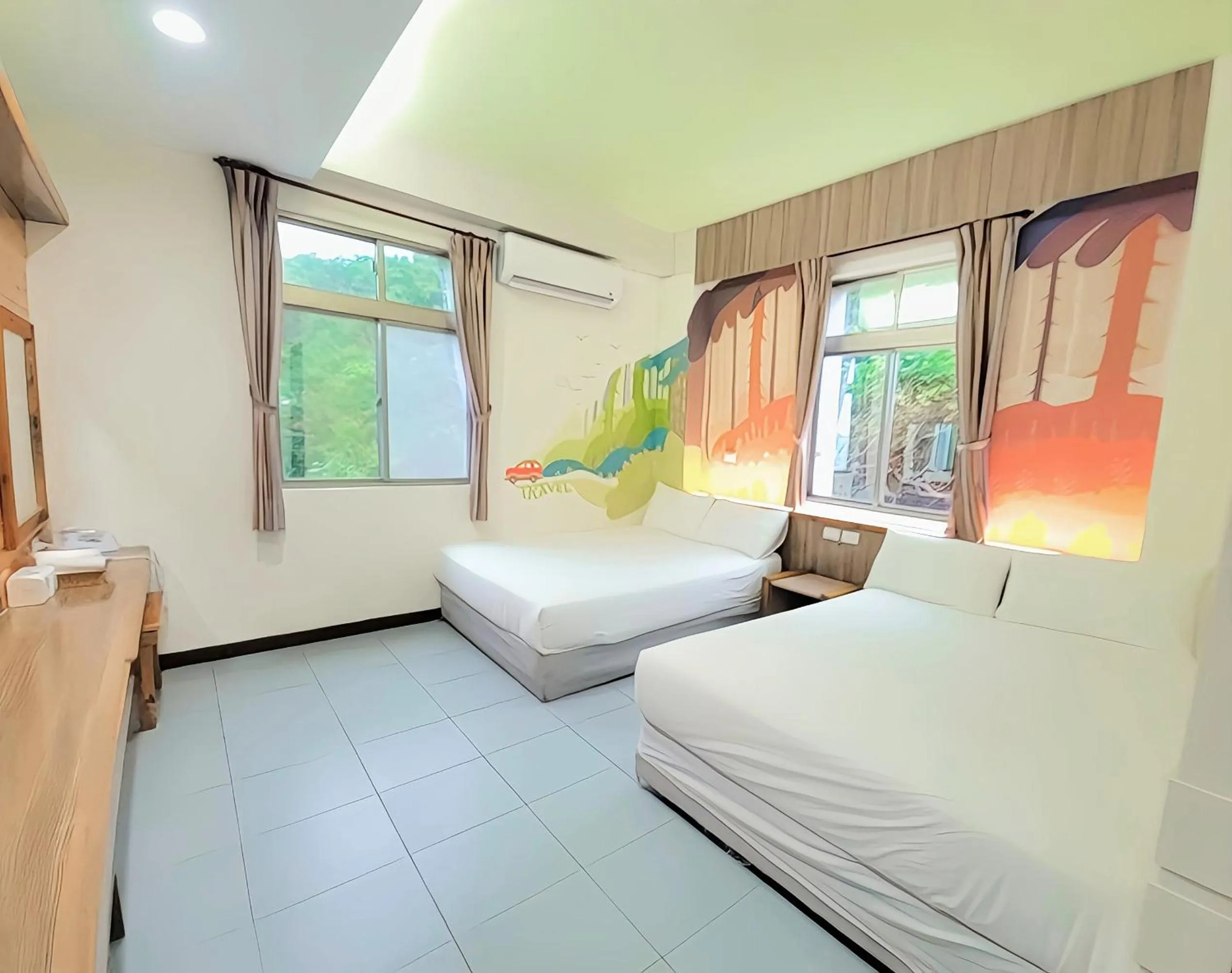 Bed in Star-Moon B&B Green Island