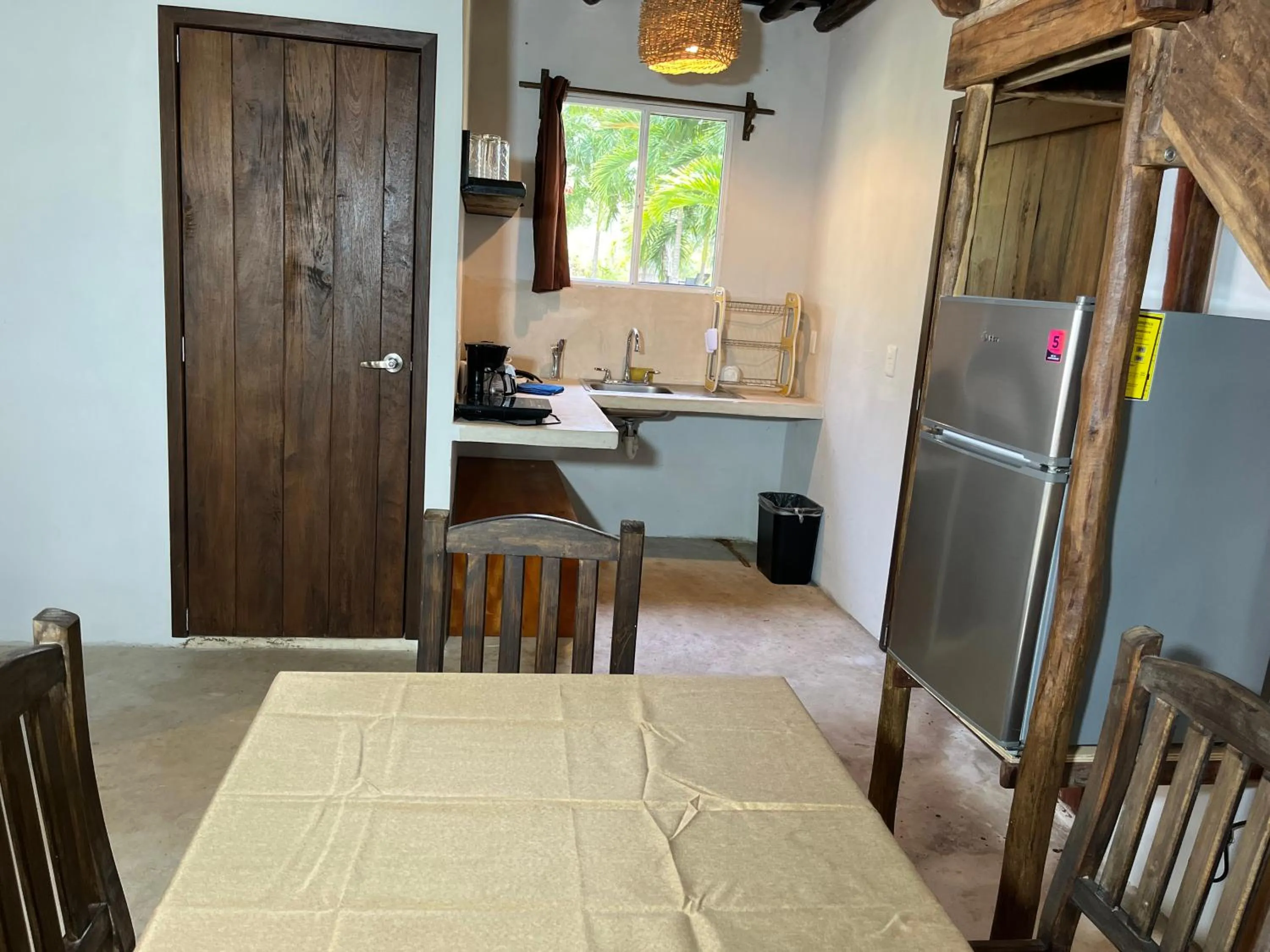 Kitchen or kitchenette in Xanthus Hotel