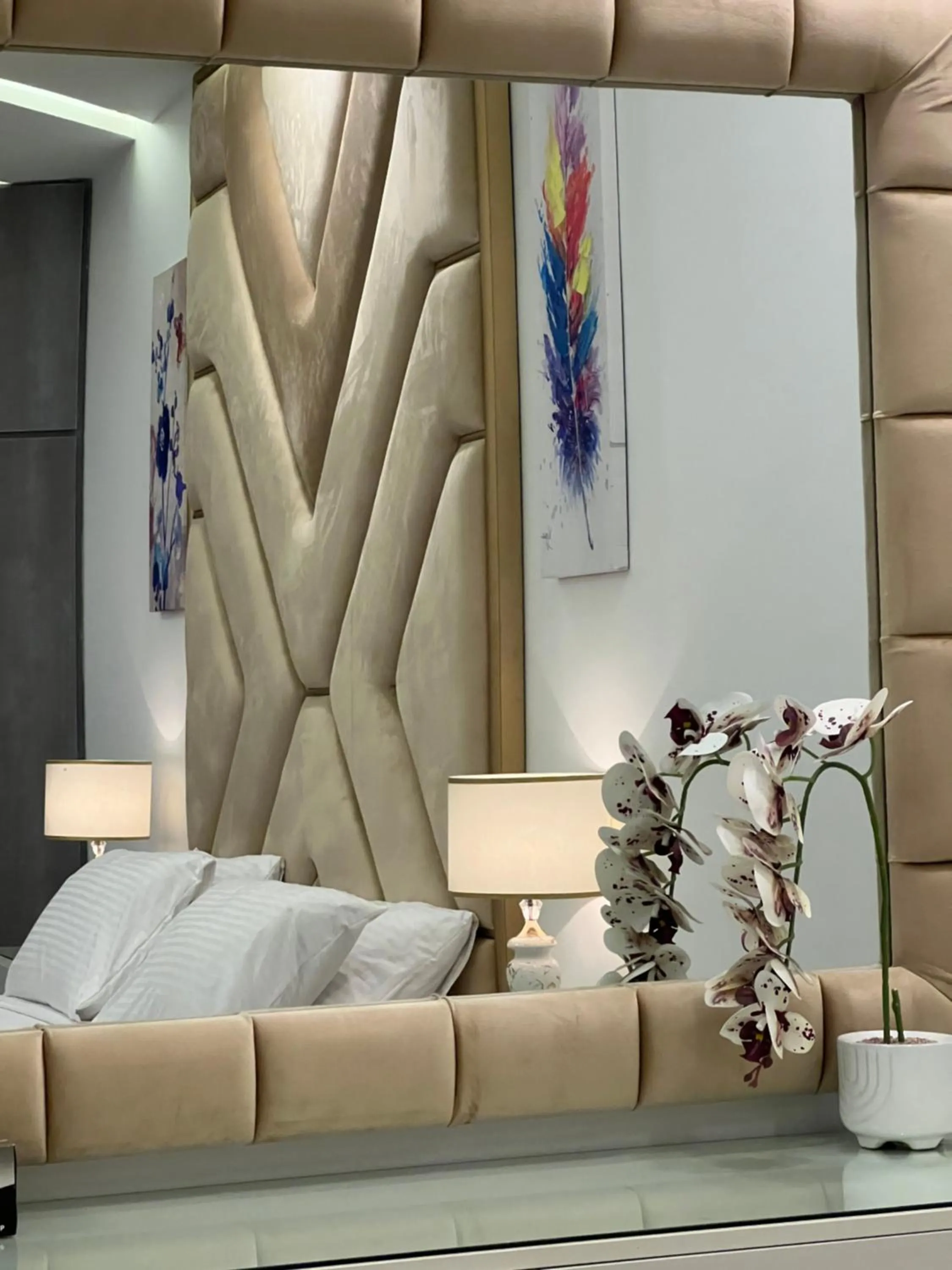 Decorative detail, Bed in The Gateway islamabad