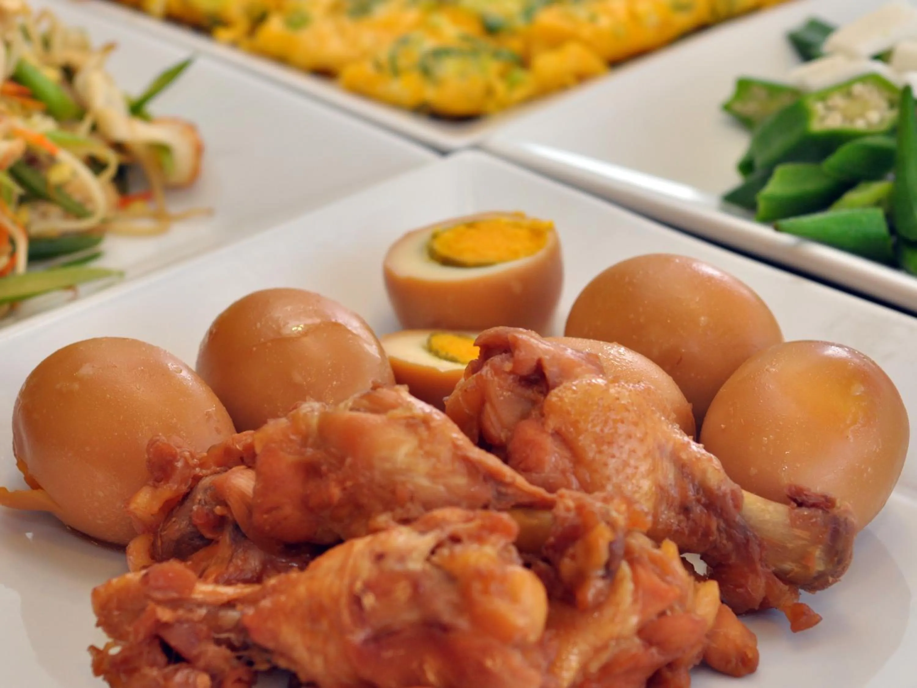 Buffet breakfast in Hotel Green Arbor