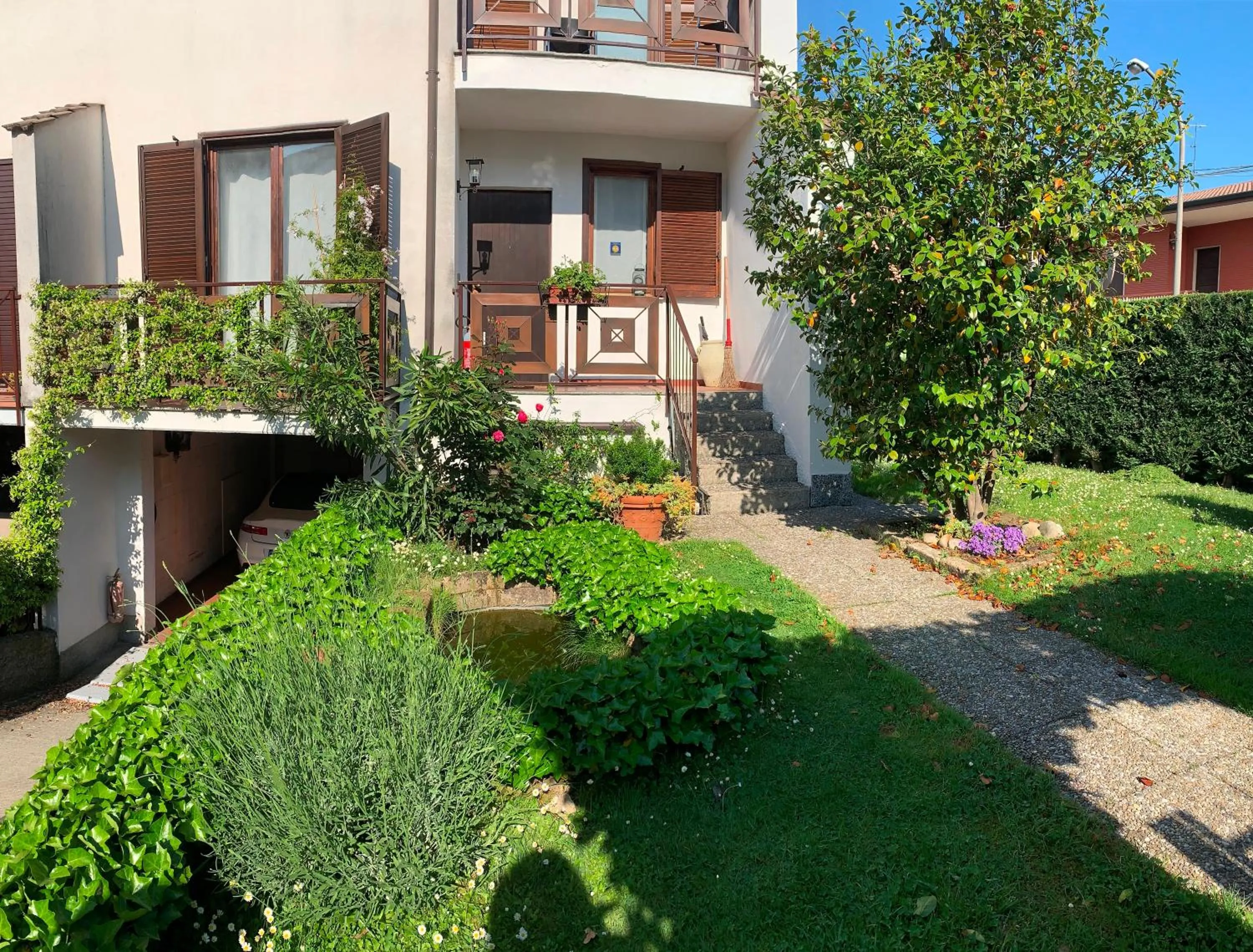 Garden view in Rana B&B