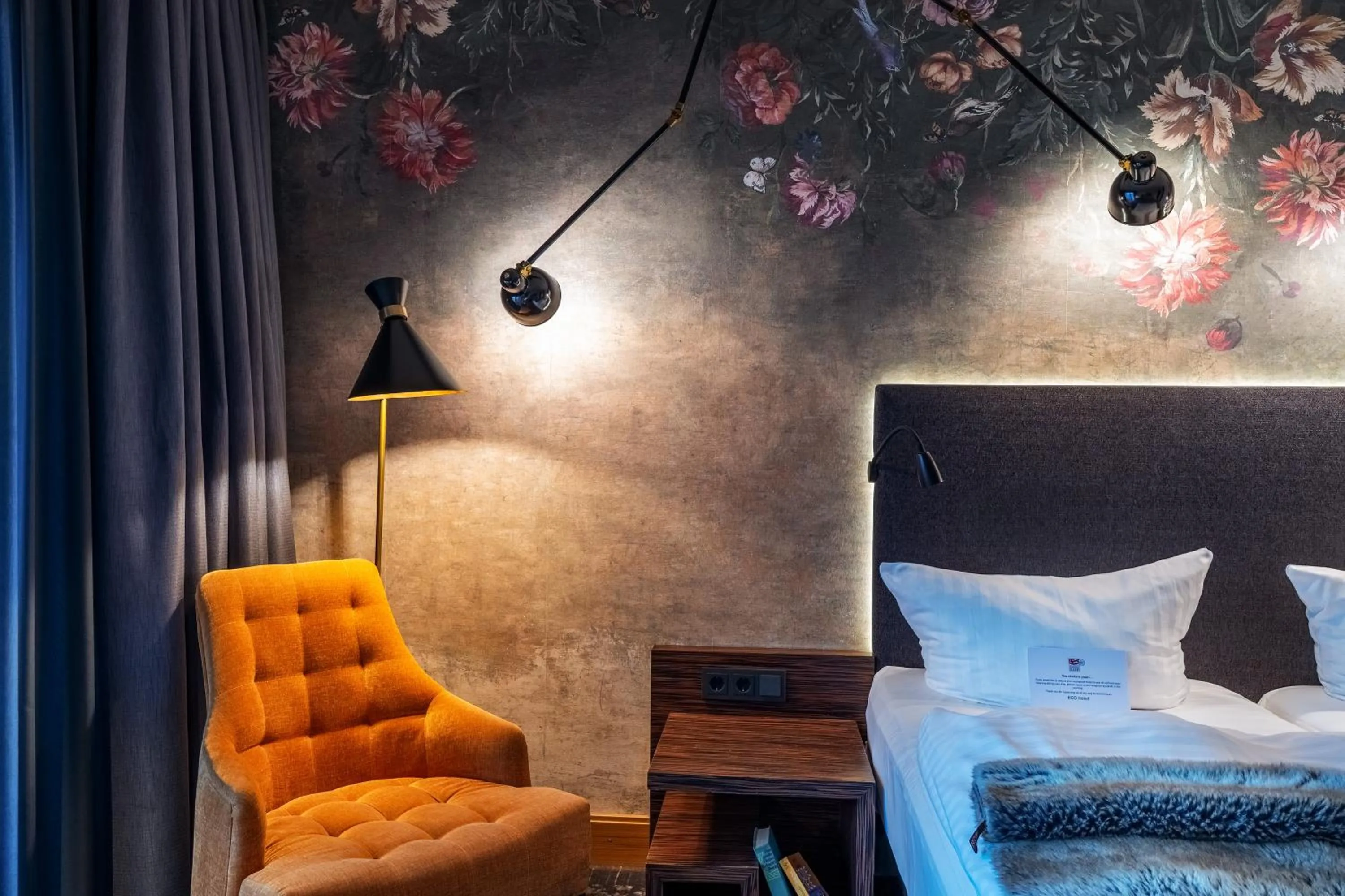 Decorative detail, Bed in Thehotel at LIPPISCHER HOF