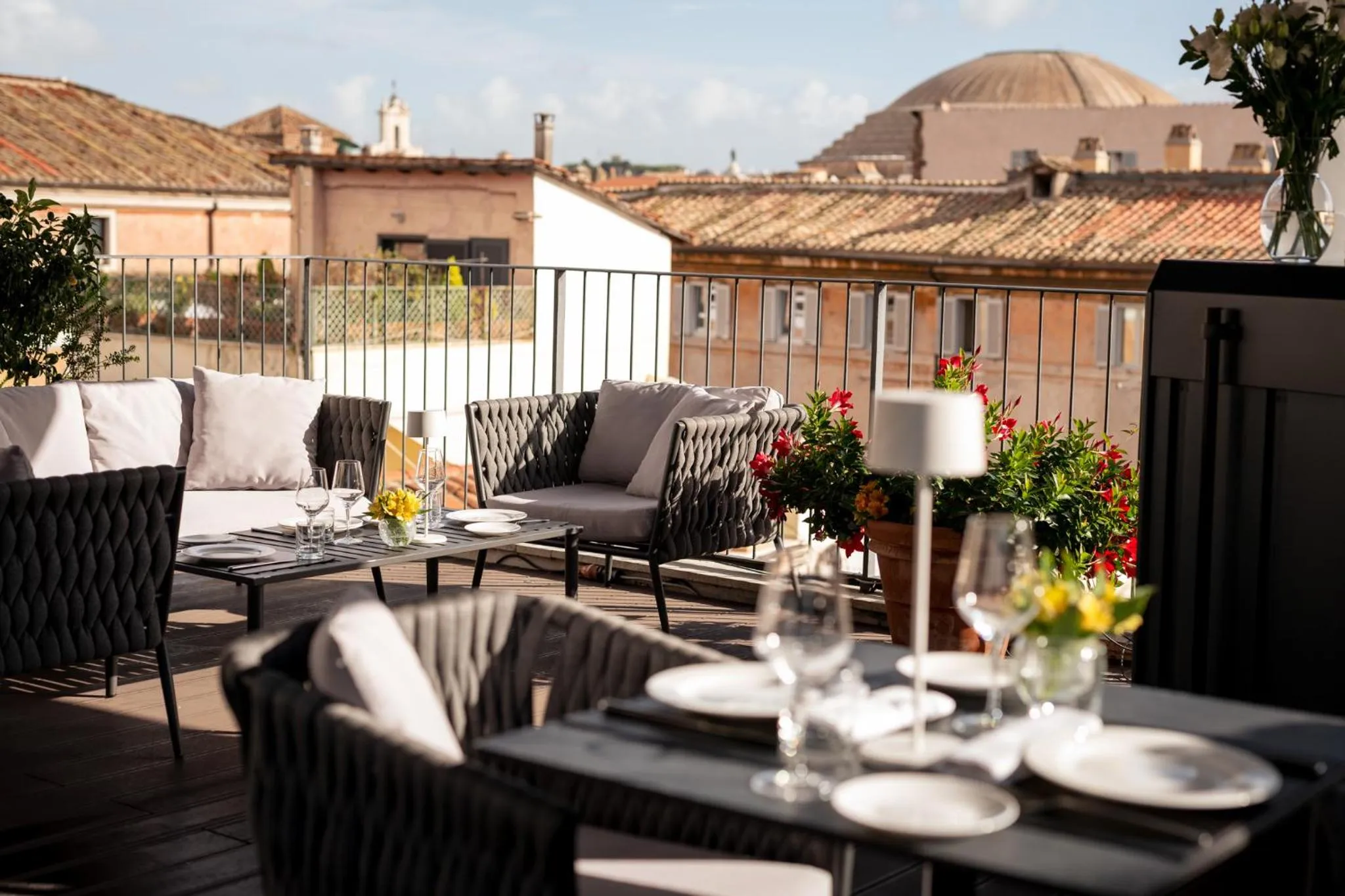 Balcony/Terrace in Palazzo Navona Hotel