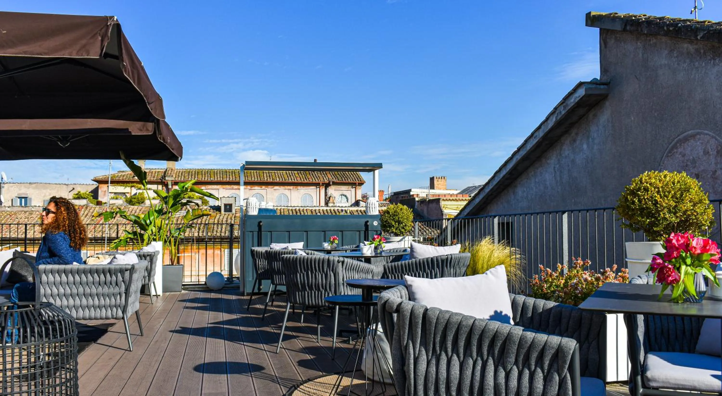 Balcony/Terrace in Palazzo Navona Hotel