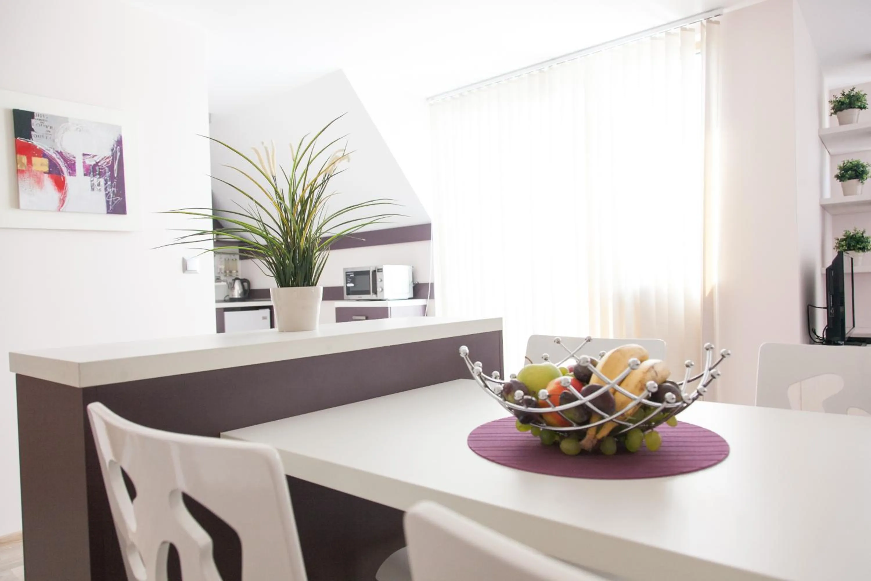 Dining area in Sky Apartments