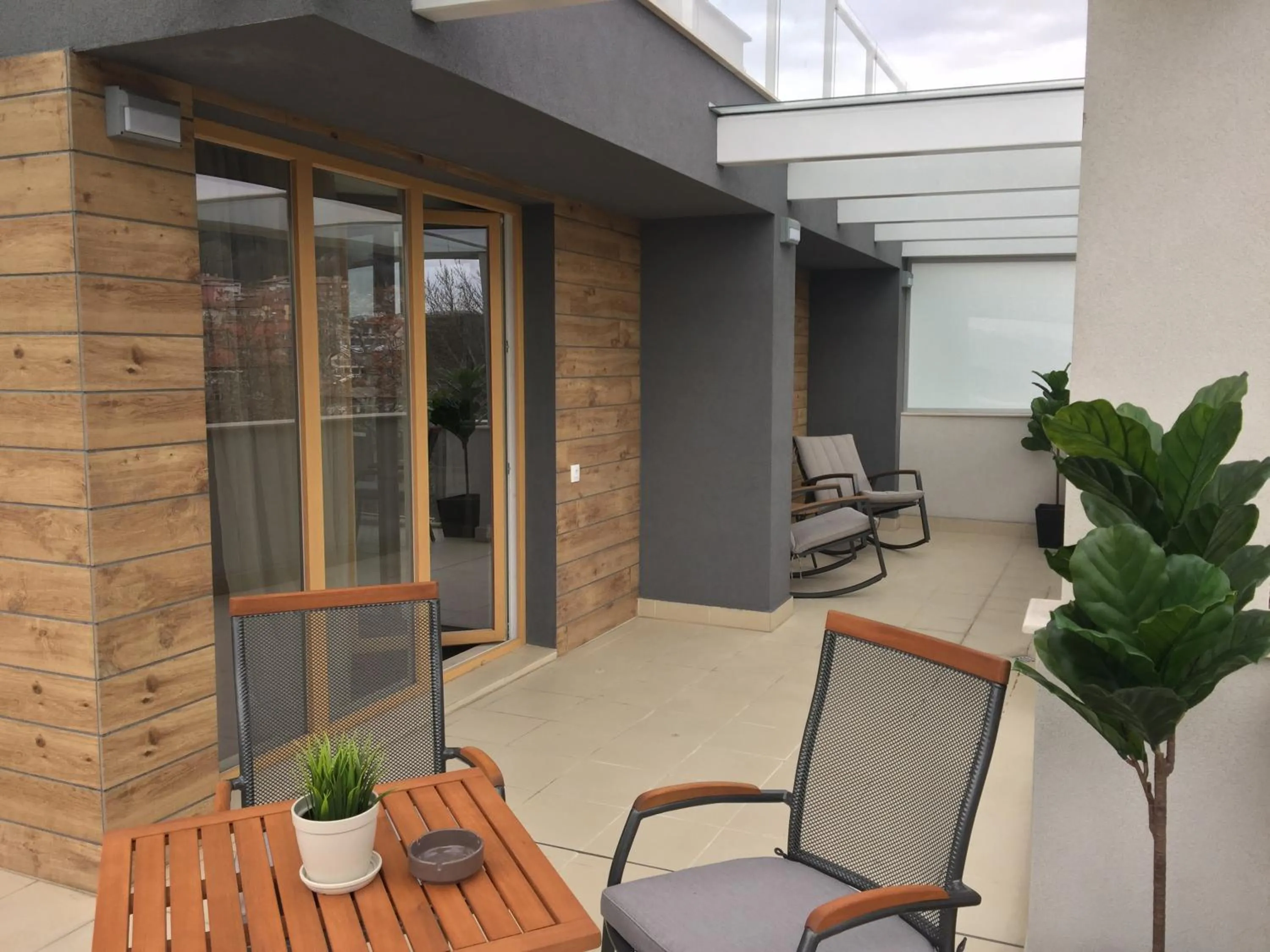 Patio in Sky Apartments
