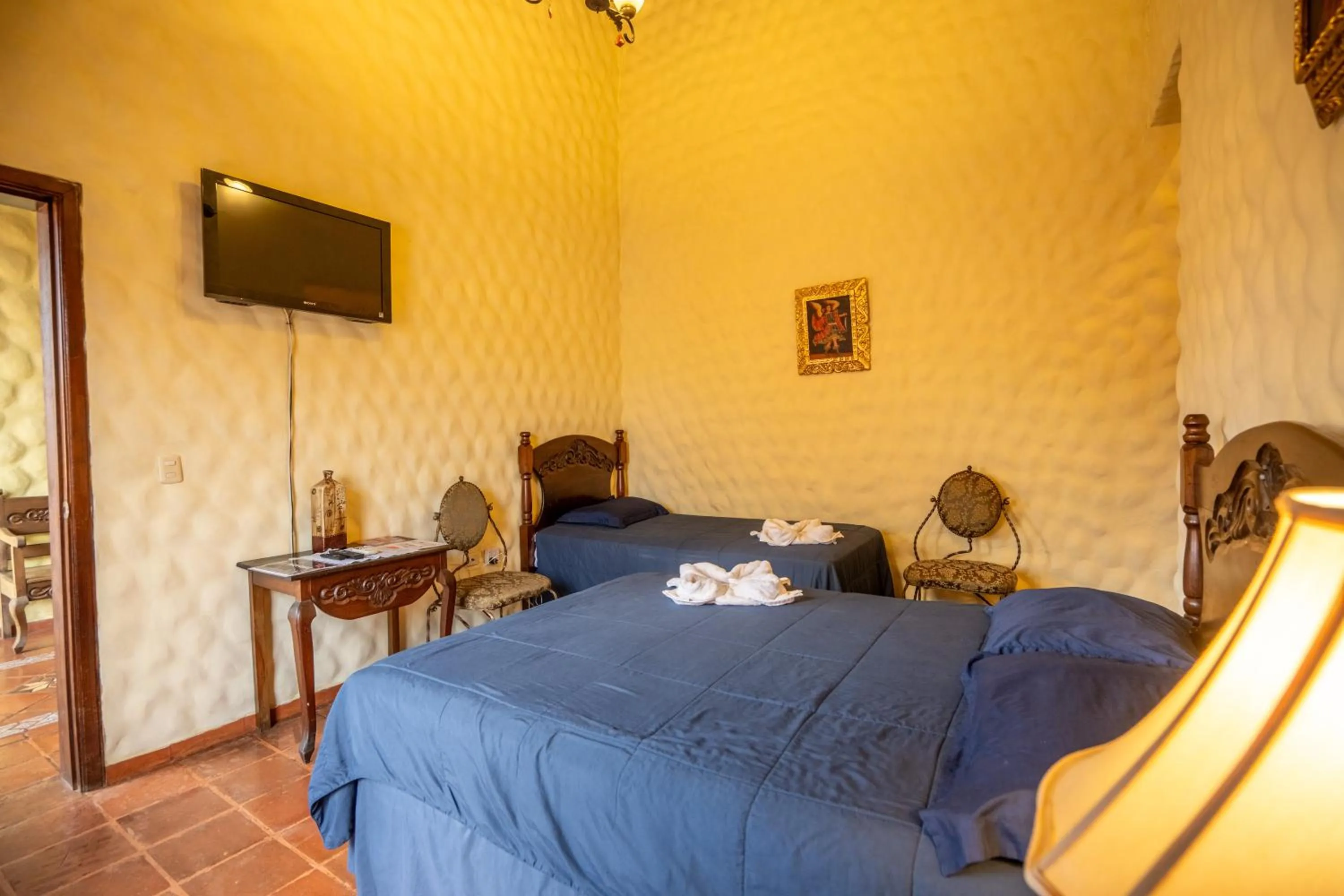 Bed in Hotel Caxa Real