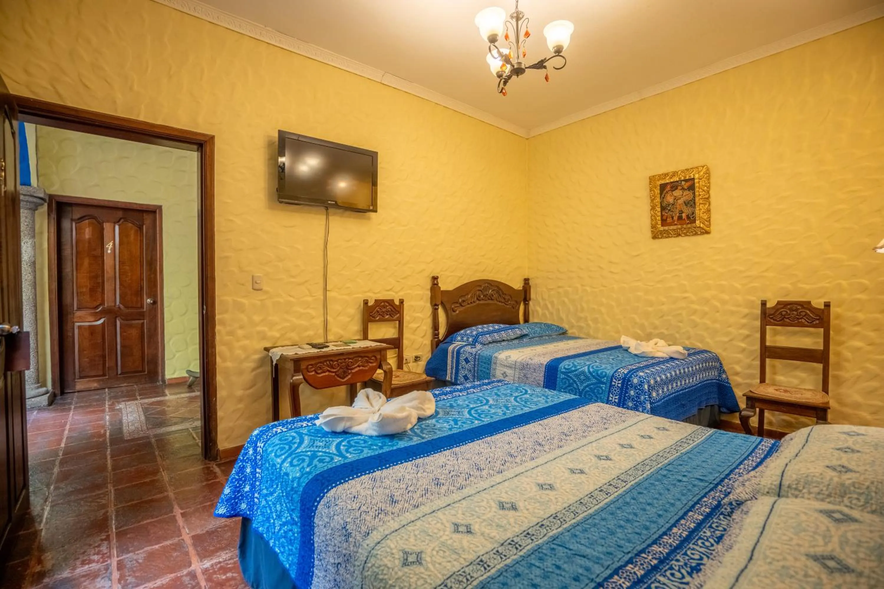 Bed in Hotel Caxa Real