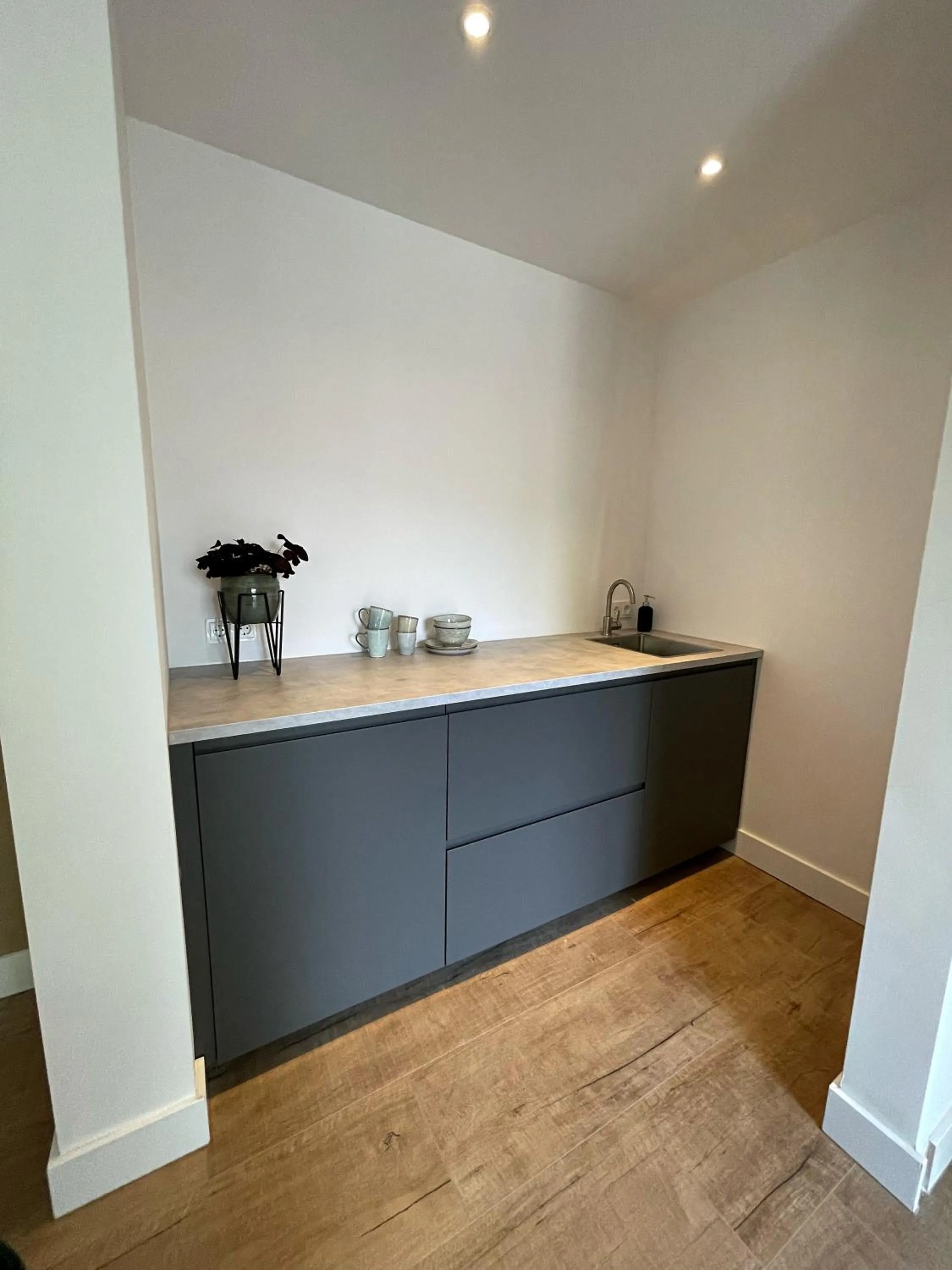 Kitchen or kitchenette in Hotel De Lange Akker