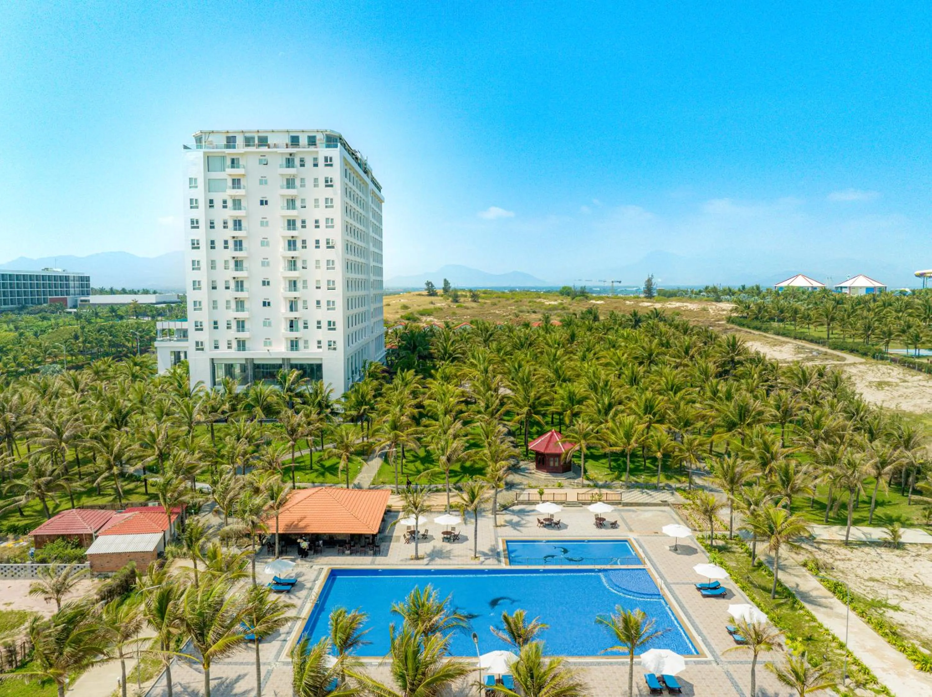 Bird's eye view in Ocean Waves Resort Cam Ranh
