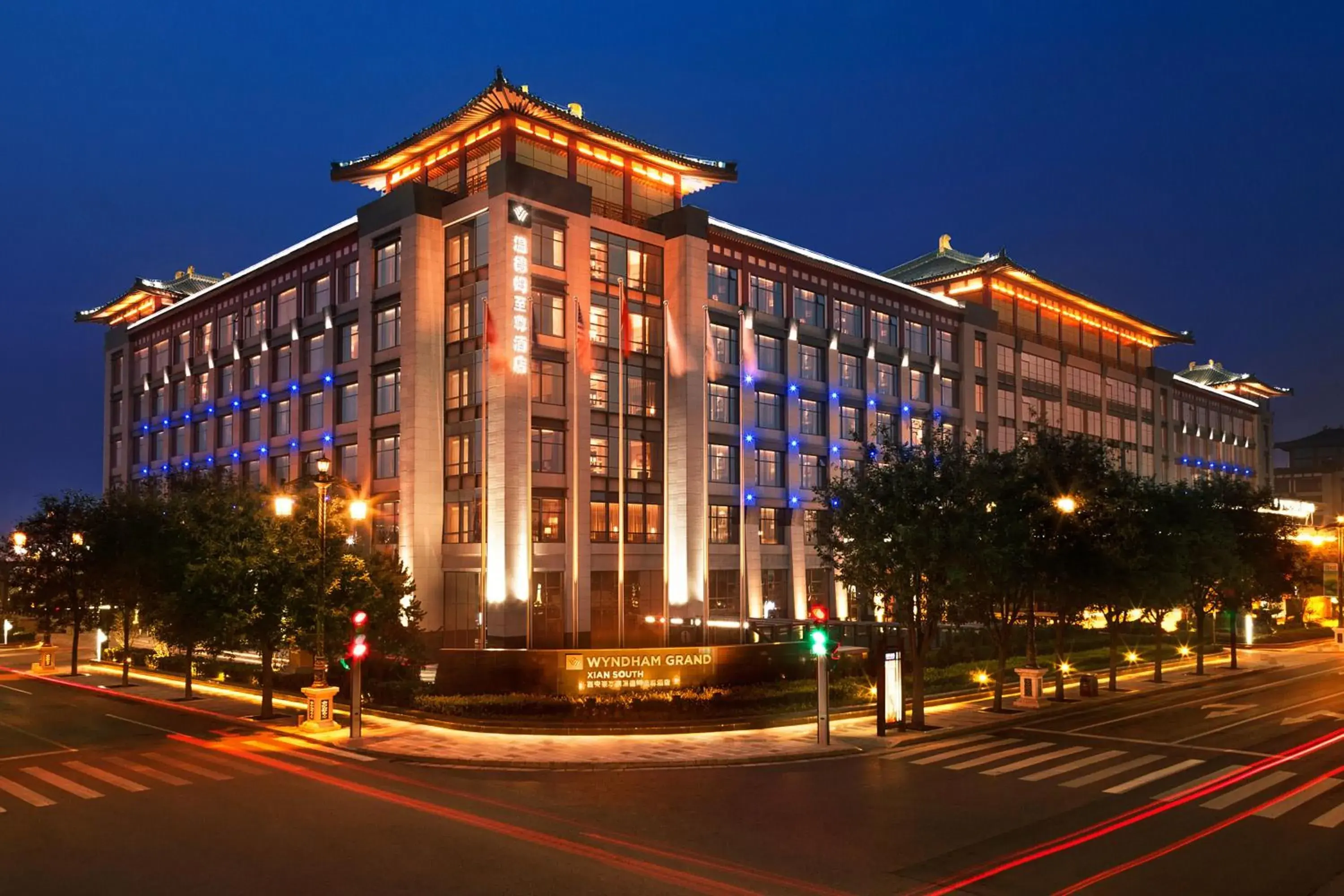 Facade/entrance in Wyndham Grand Xi'an South Facade/entrance in Wyndham Grand Xi'an South