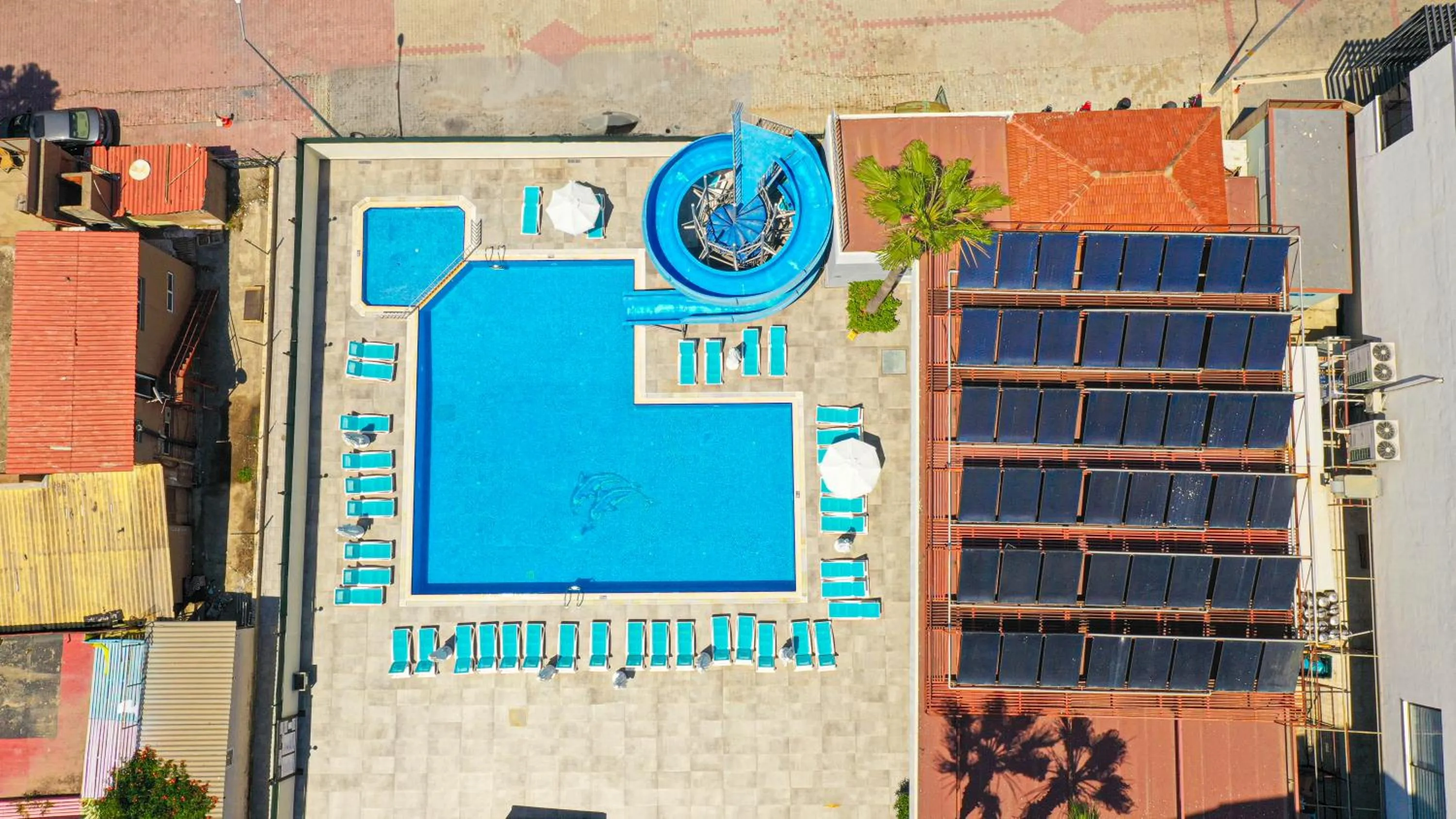 Aqua park in SEA BIRD BEACH